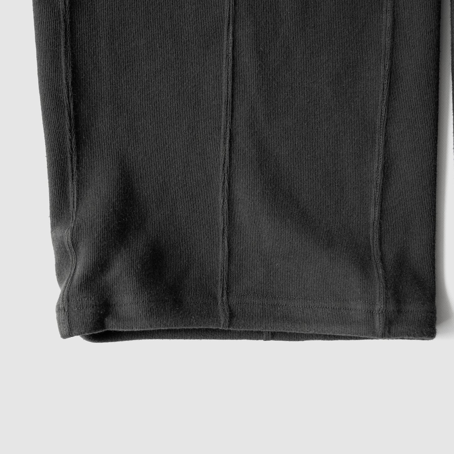 ANCELLM / SWITCHING SMOOTH KNIT PANTS "BLACK"