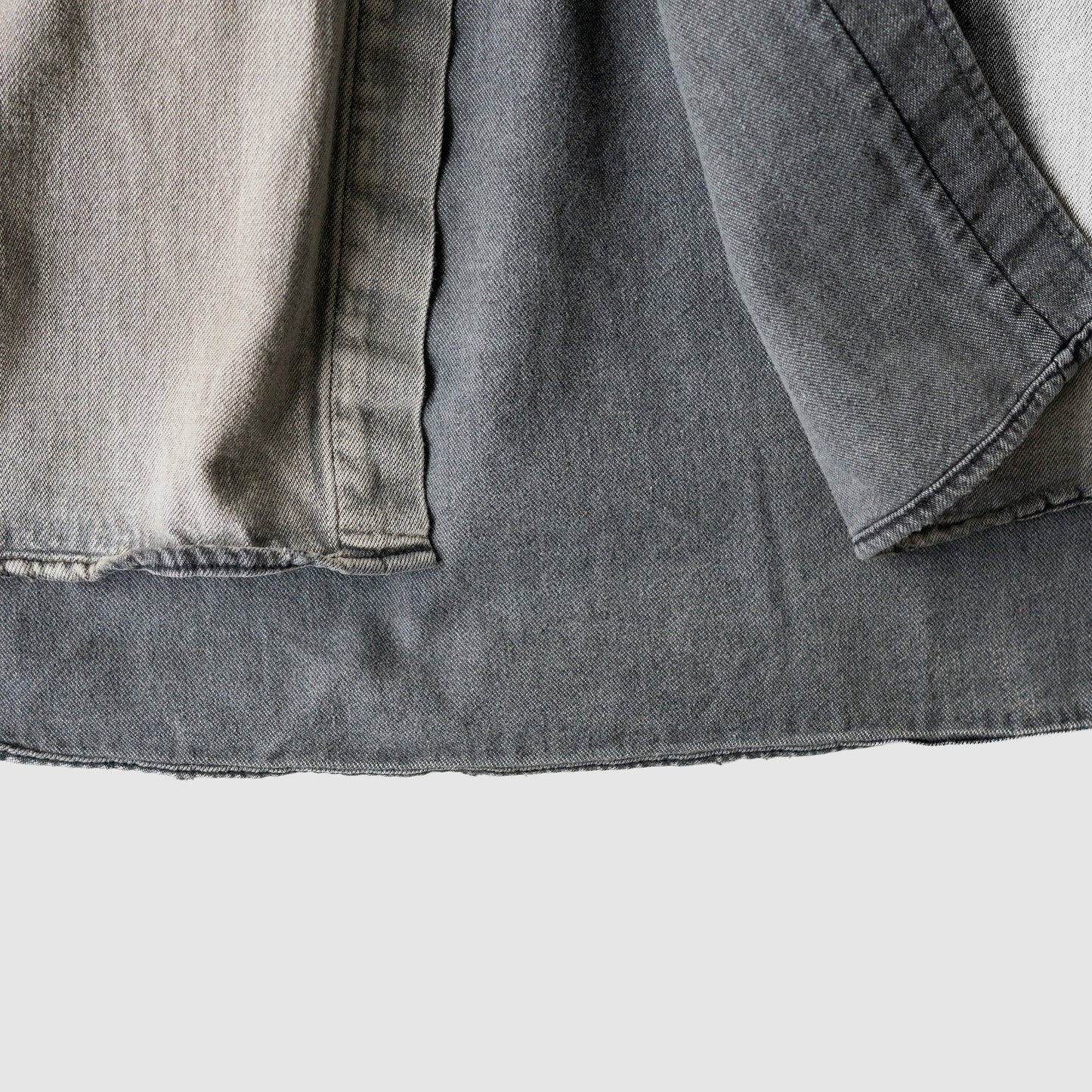 ANCELLM / DENIM DRESS SHIRT "BLACK"