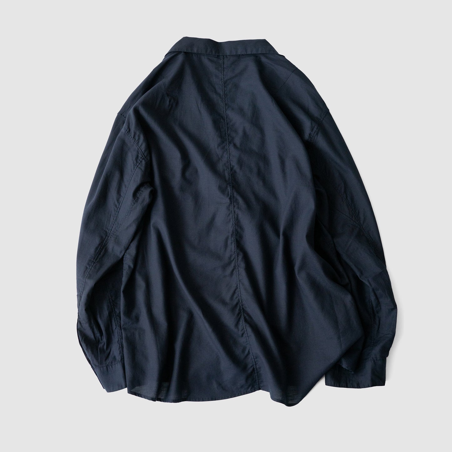 ANCELLM / C/S TAILORED SHIRT "NAVY"