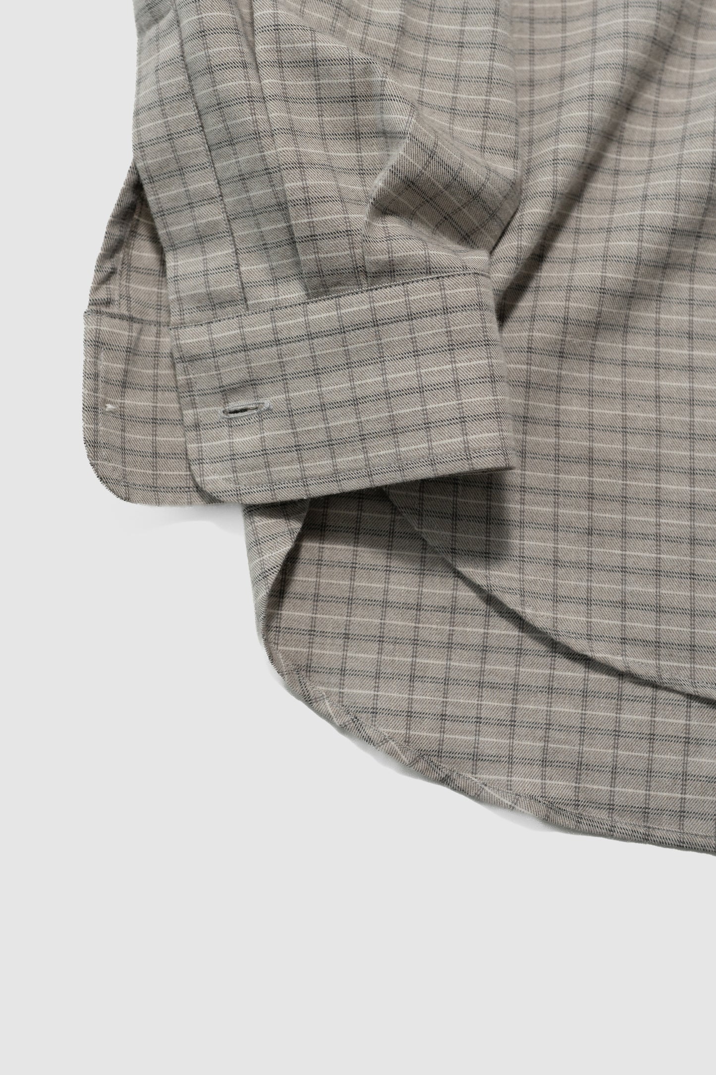 ssstein/ COTTON LLAMA OVERSIZED REGULAR COLLAR SHIRT "GRAPH CHECK"