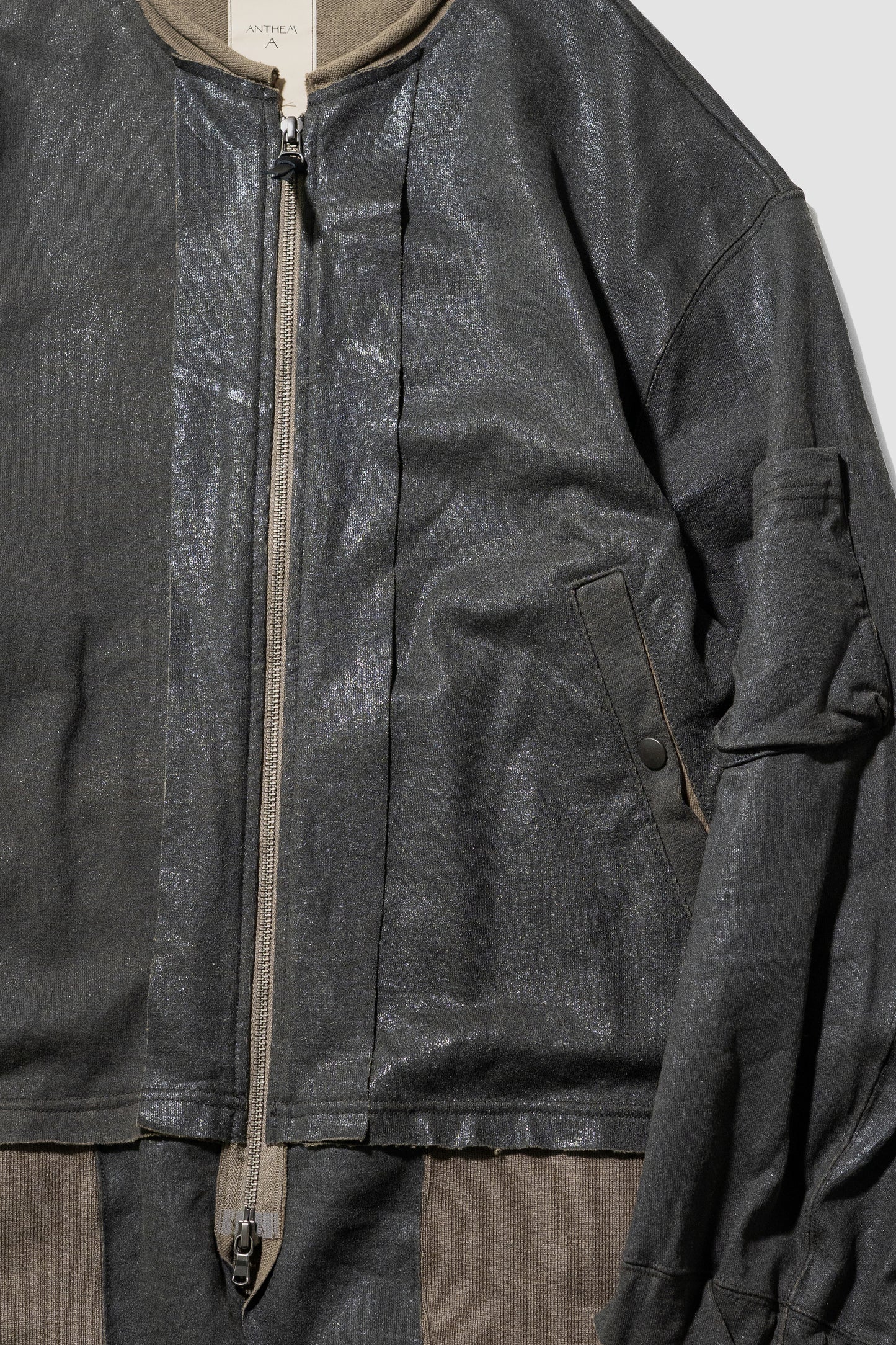 ANTHEM A/ CRACK TERRY MILITARY BLOUSON "Olive Drab"