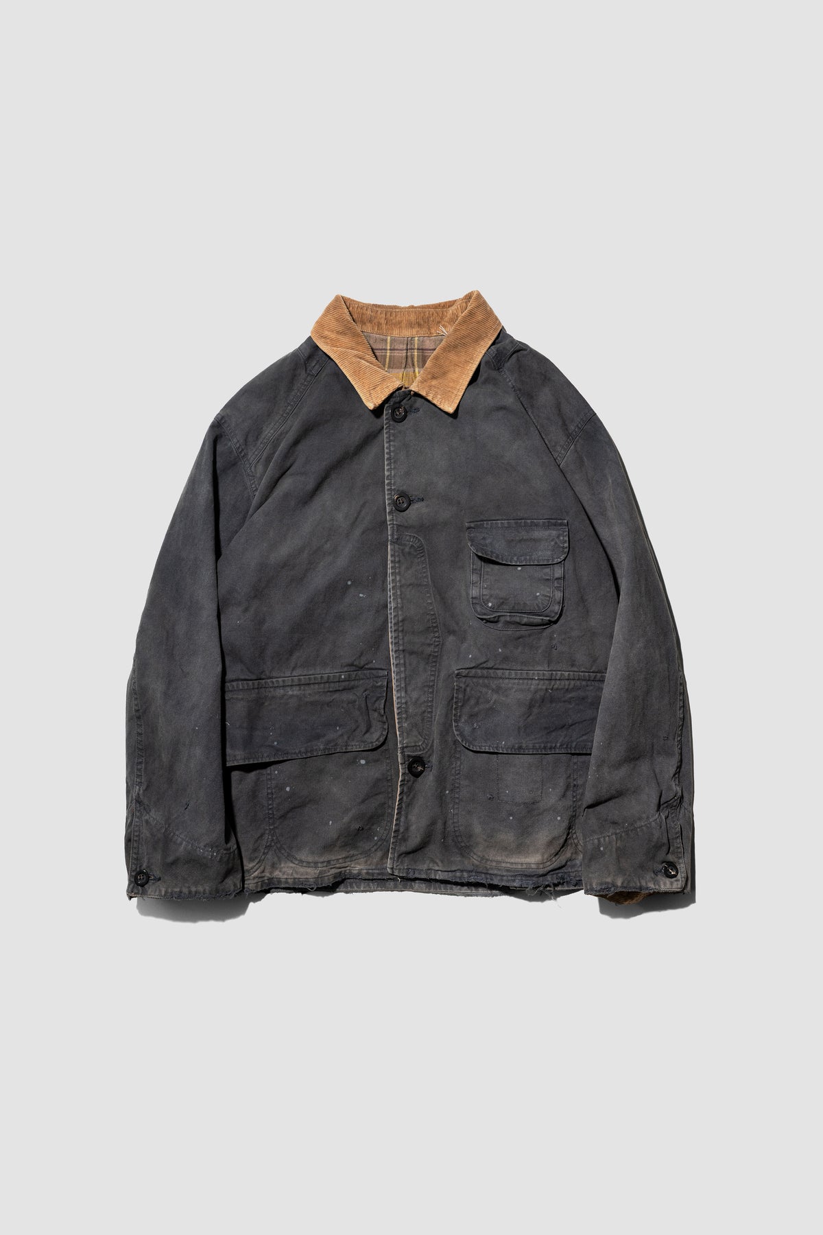 ANCELLM / REVERSIBLE WORK JACKET "BLACK"