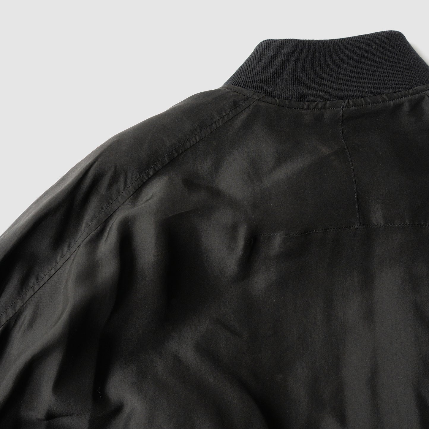 BIBLIOTHERK /  DRAPED MA1 BLOUSON "BLACK"