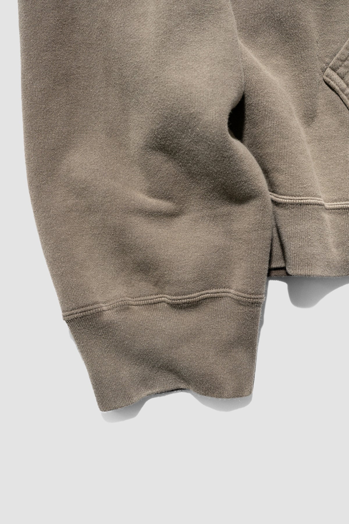 ANCELLM / FLEECE-LINED SWEAT HOODIE "P.BEIGE"