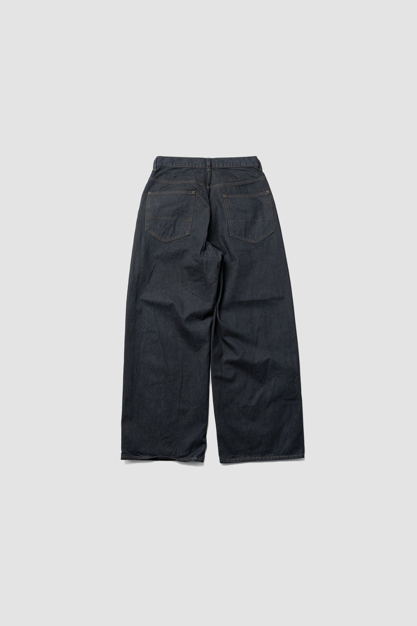 ANCELLM / STRAIGHT WIDE DENIM PANTS OW "INDIGO"