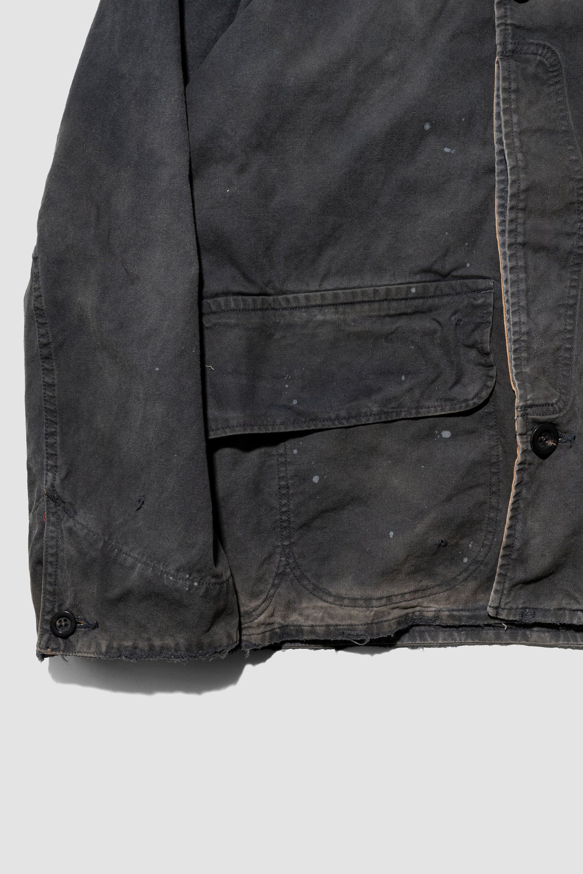 ANCELLM / REVERSIBLE WORK JACKET "BLACK"