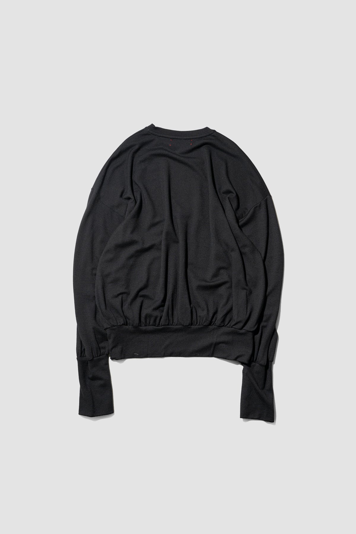 barbell object / wool bo top "black"