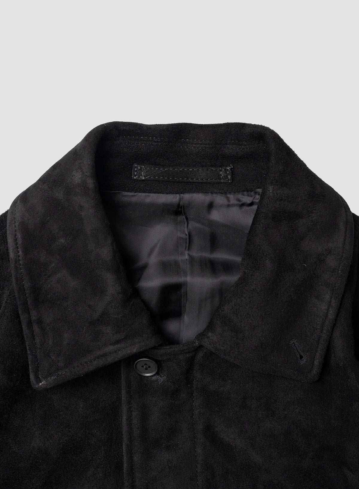 ssstein/ GOAT SUEDE ZIP JACKET "BLACK"