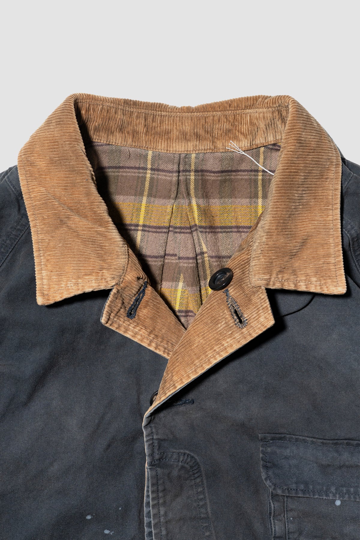 ANCELLM / REVERSIBLE WORK JACKET "BLACK"