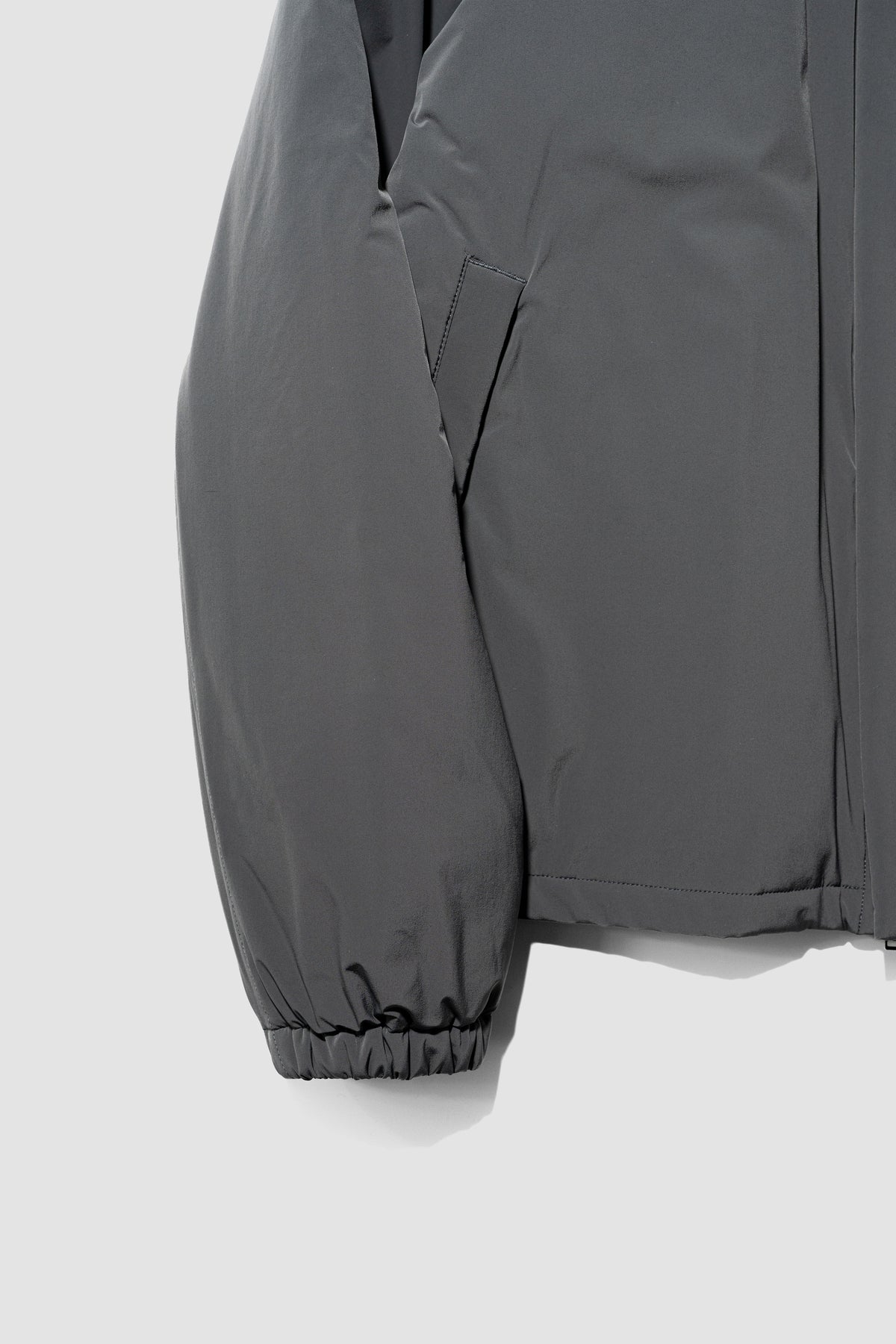 YOKE/ Nylon Puffer Stand Blouson "Charcoal"
