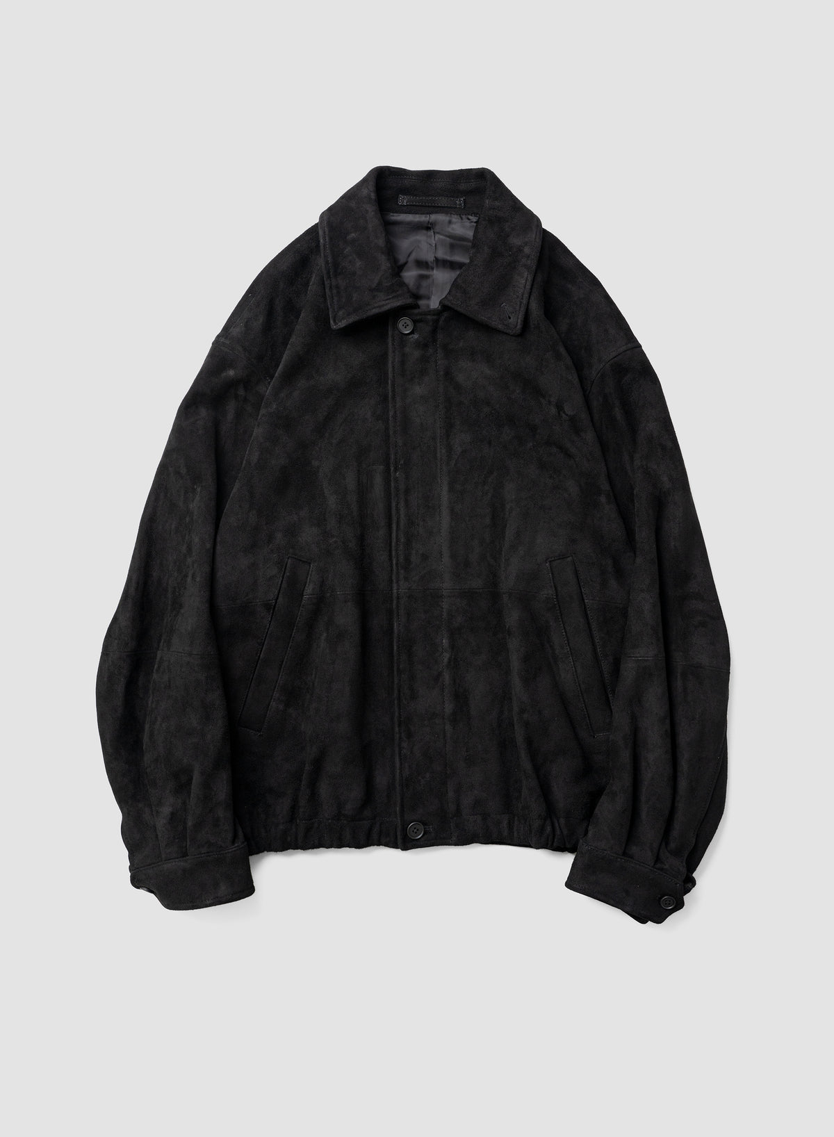 ssstein/ GOAT SUEDE ZIP JACKET "BLACK"
