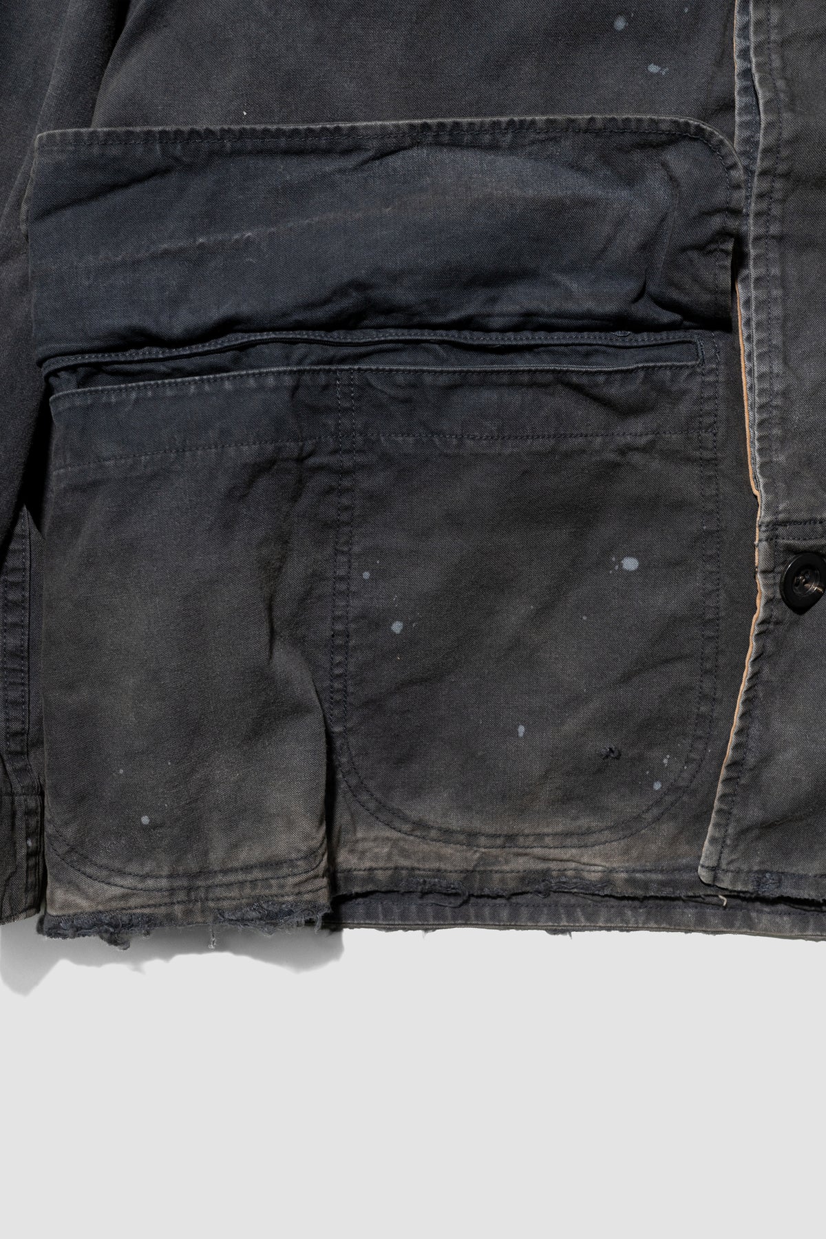 ANCELLM / REVERSIBLE WORK JACKET "BLACK"
