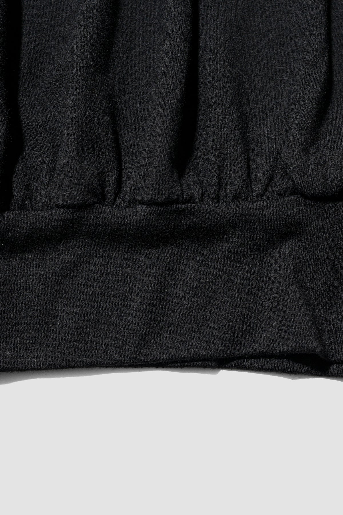 barbell object / wool bo top "black"