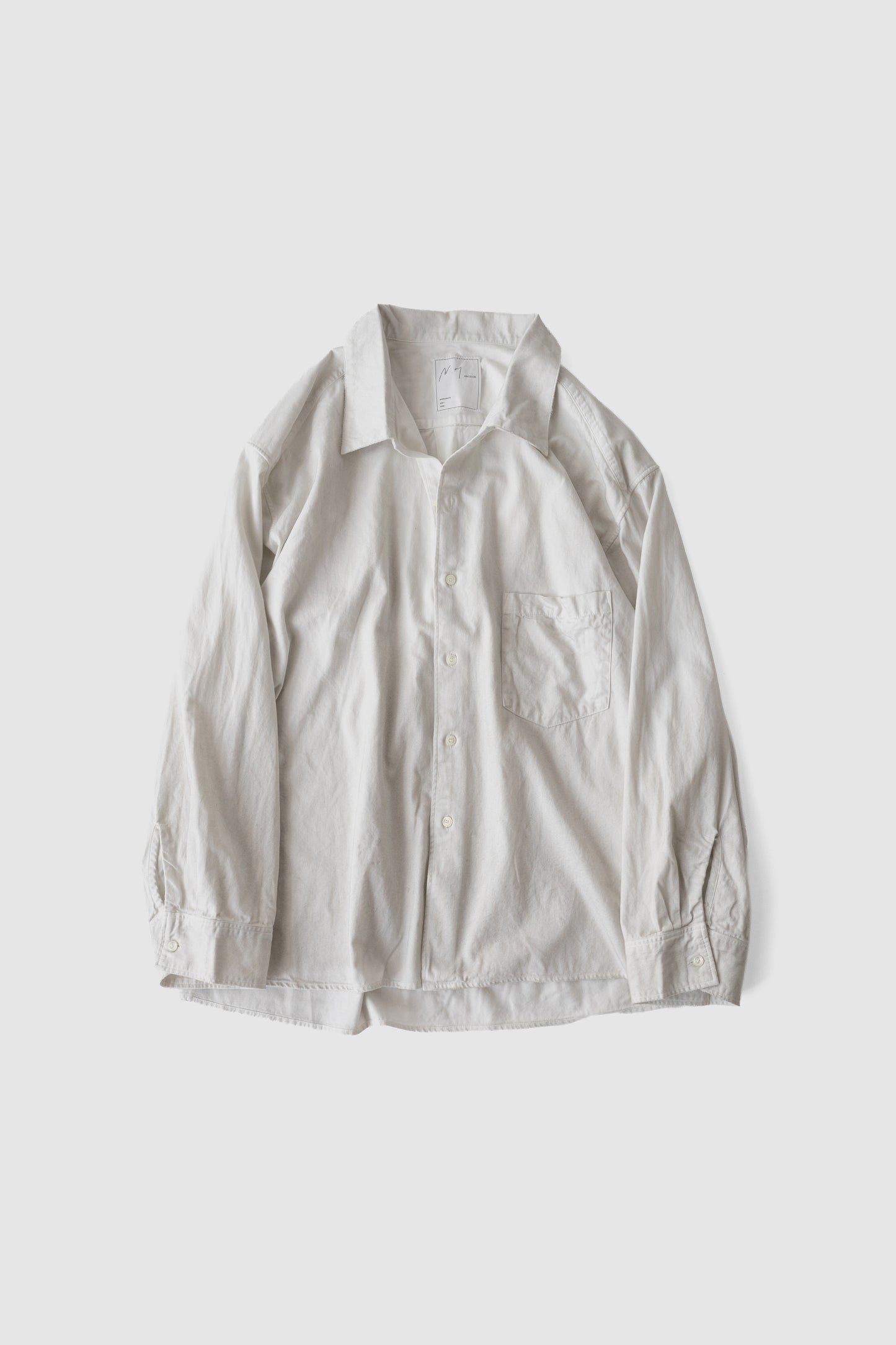 ANCELLM / L.T OZ DENIM SHIRT "G.WHITE"