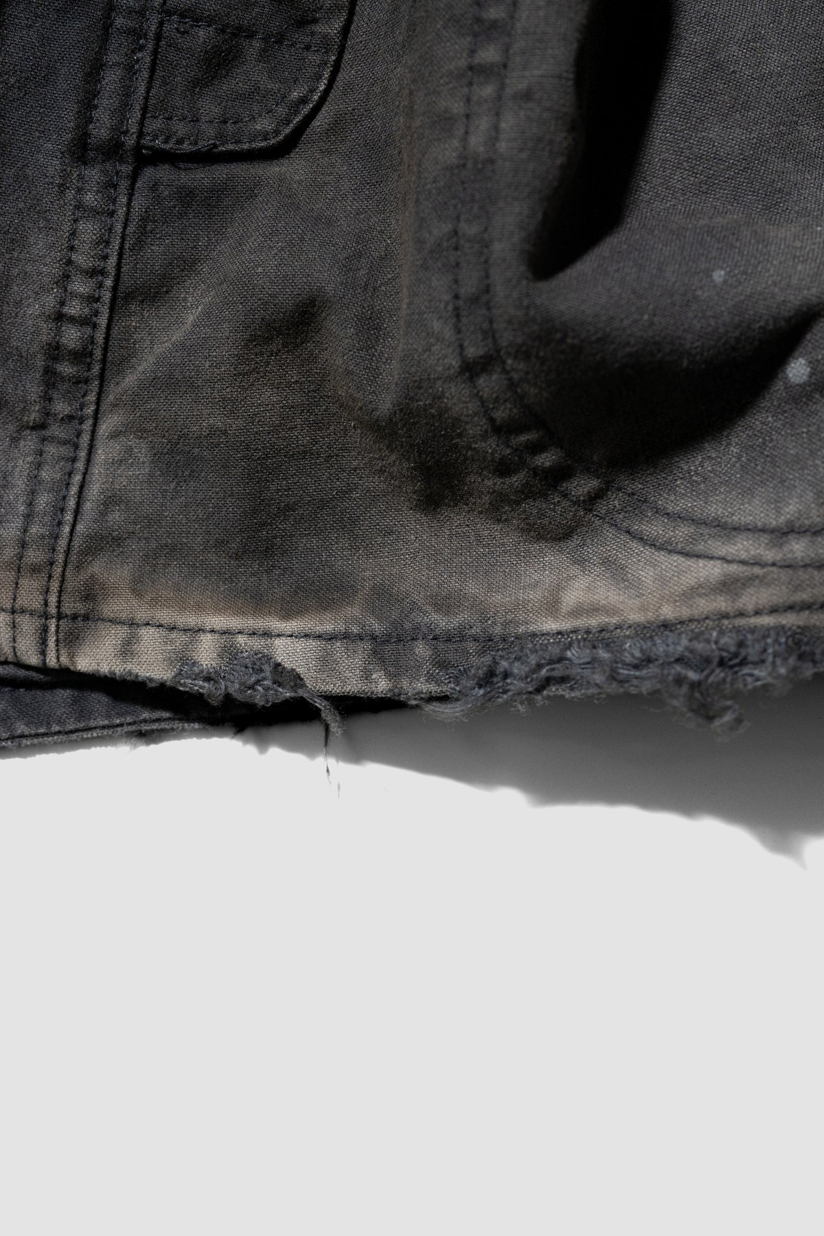 ANCELLM / REVERSIBLE WORK JACKET "BLACK"
