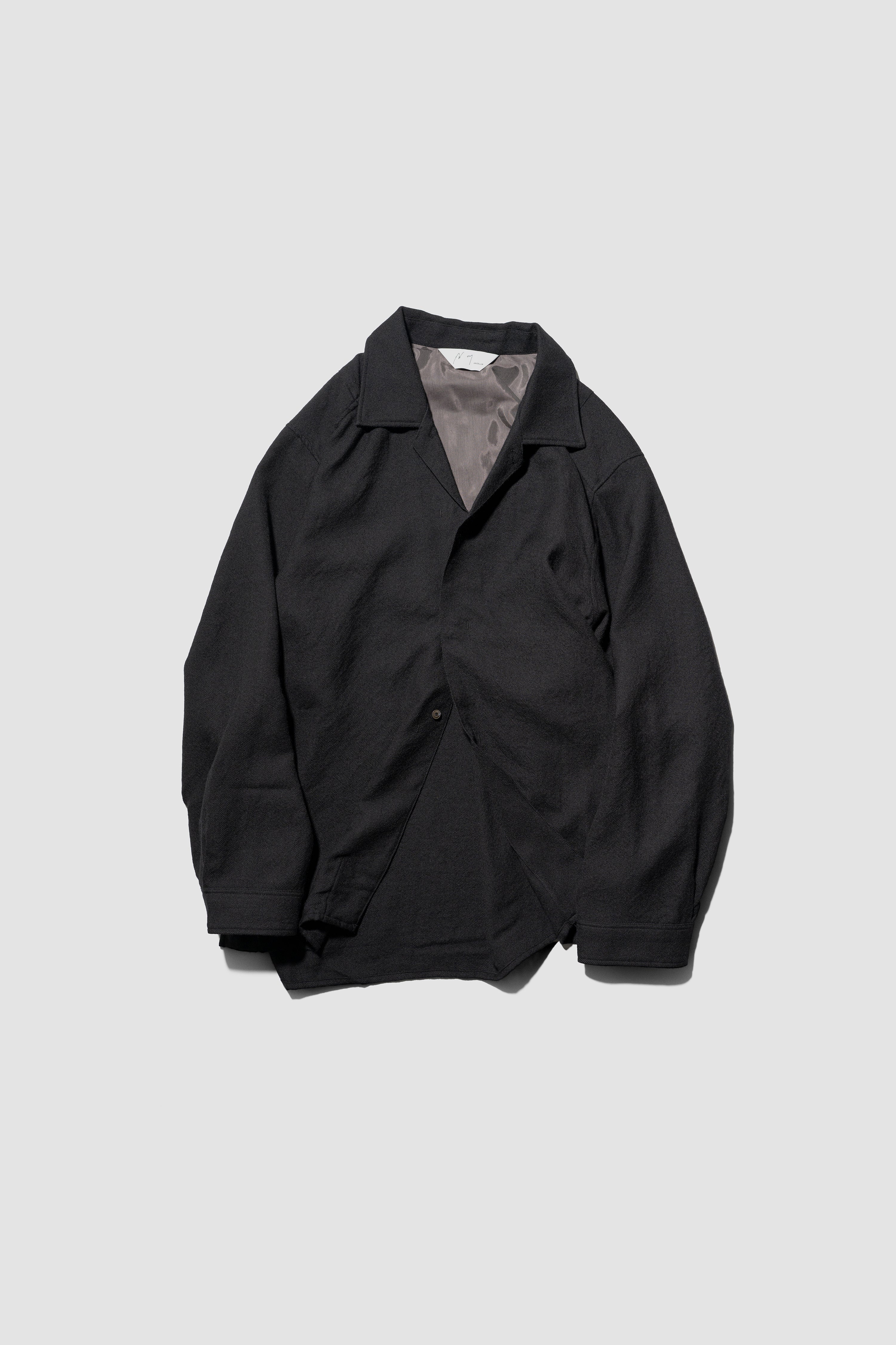 新品未使用　ancellm attic別注 tシャツ ANCELLM(アンセルム) / WOOL CROSS-LINE SHIRT 