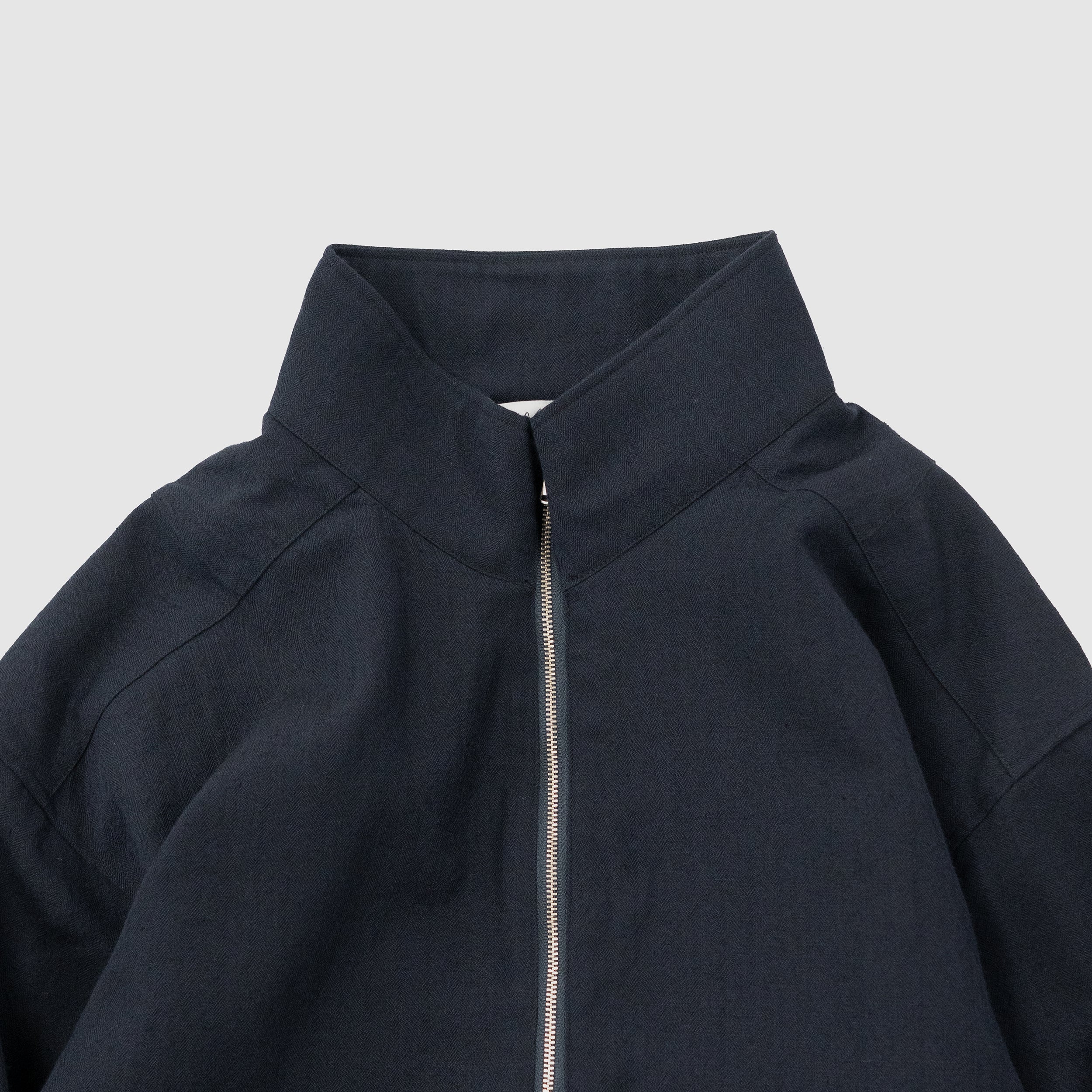 ANCELLM(アンセルム) / WOOL HALF ZIP PULL OVER SHIRT 