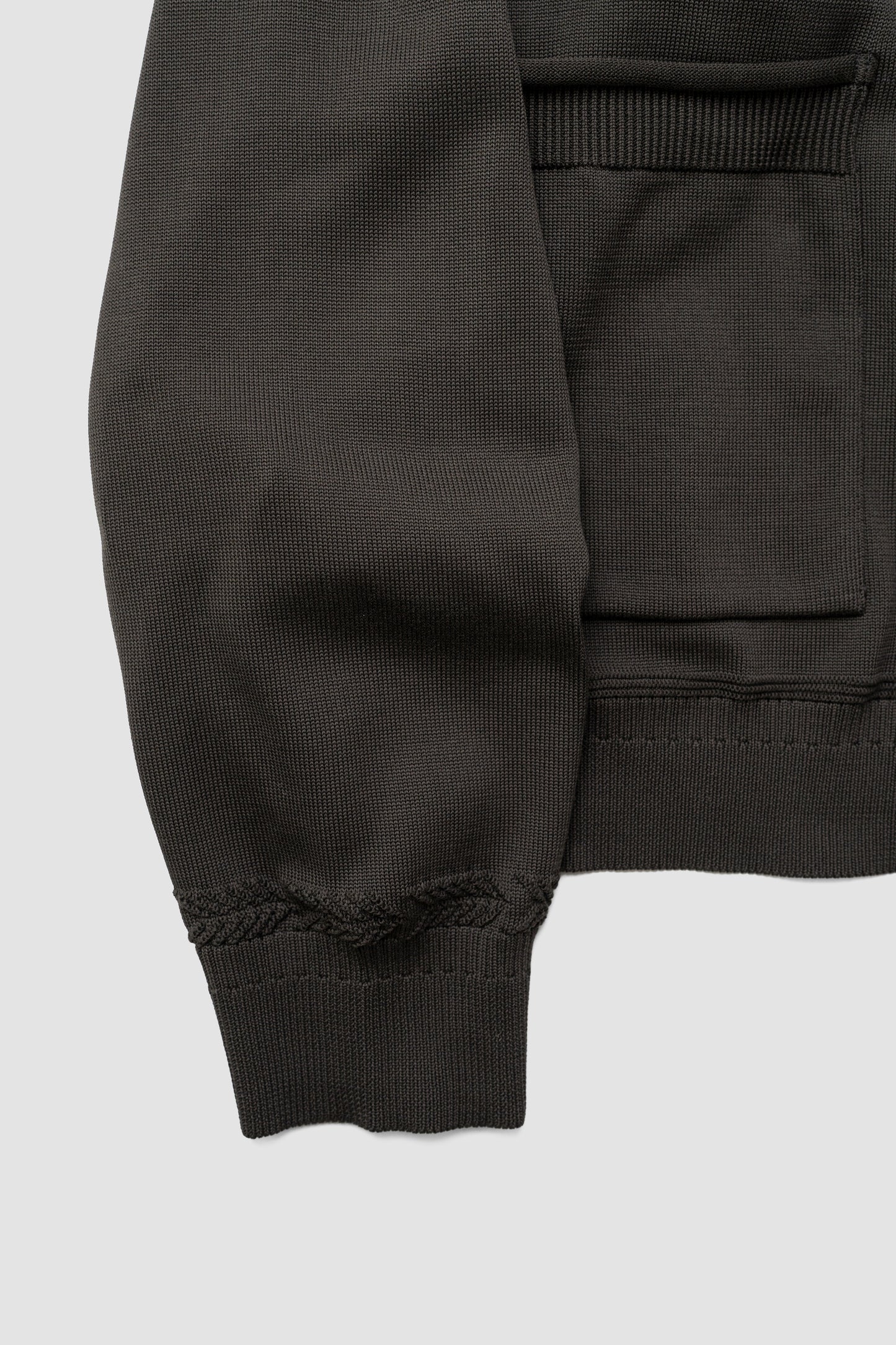 YASHIKI / Akiyo Zip Cardigan "DARK-OLIVE"