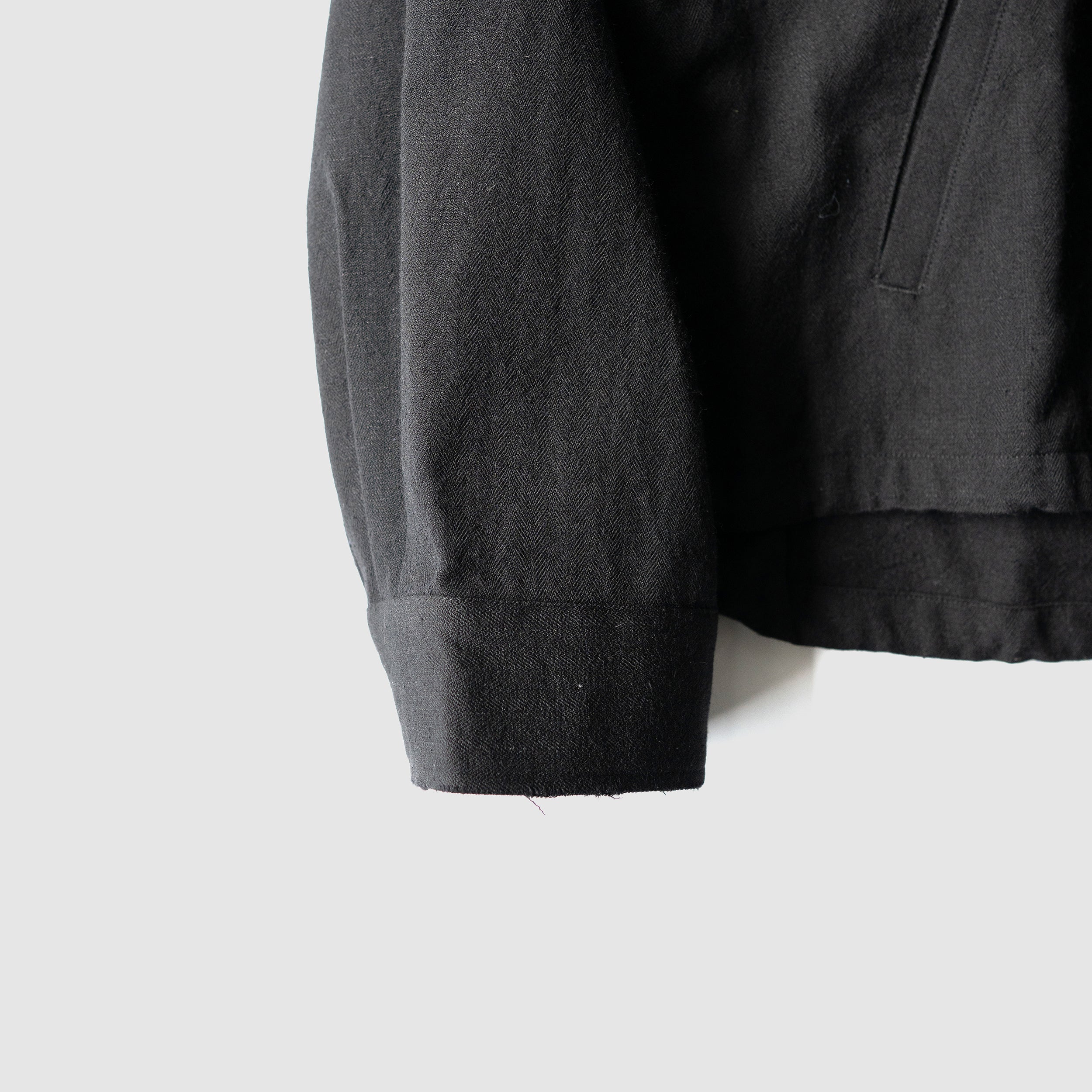 ANCELLM(アンセルム) / WOOL HALF ZIP PULL OVER SHIRT 