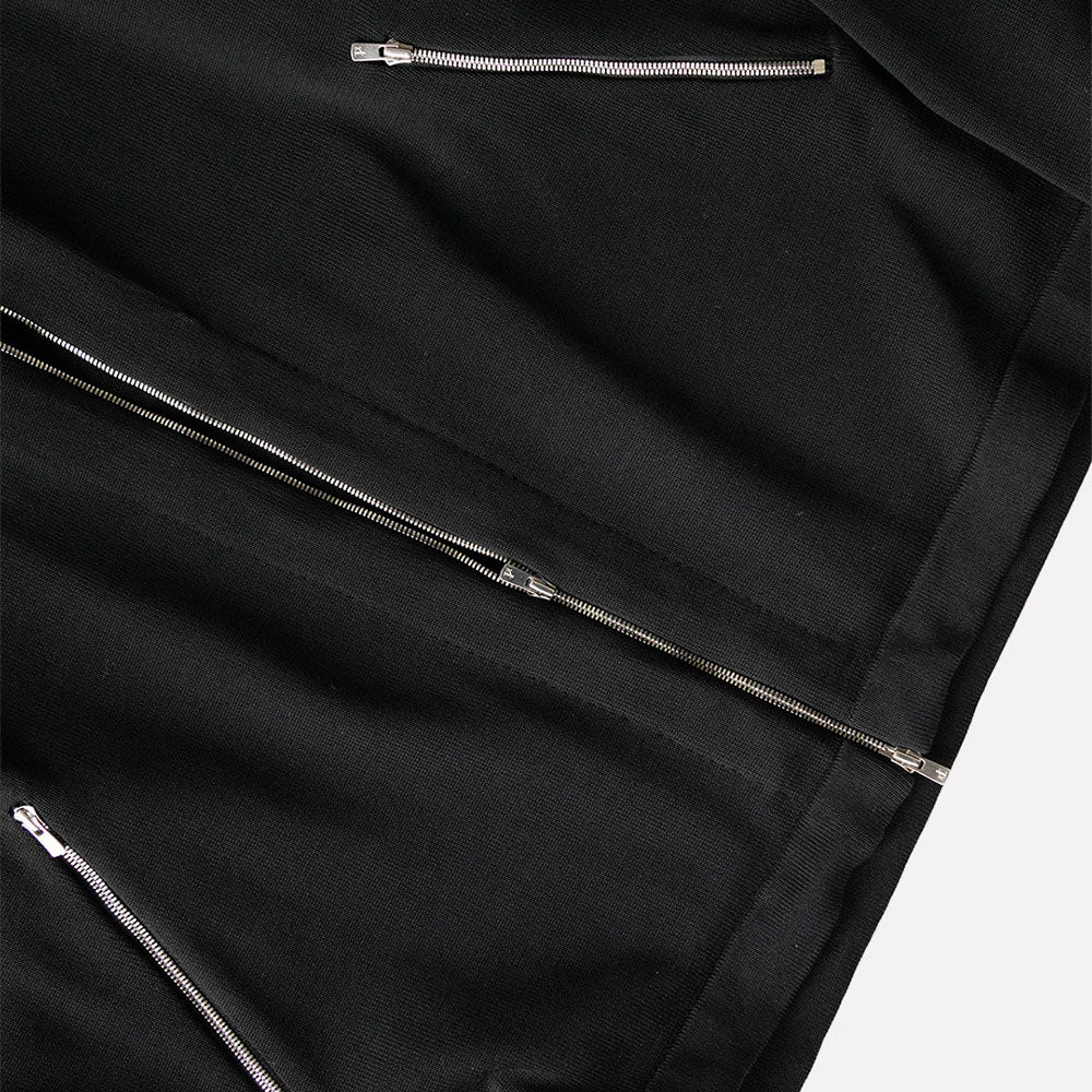 YASHIKI / -ex- Zip up knit blouson "BLACK"