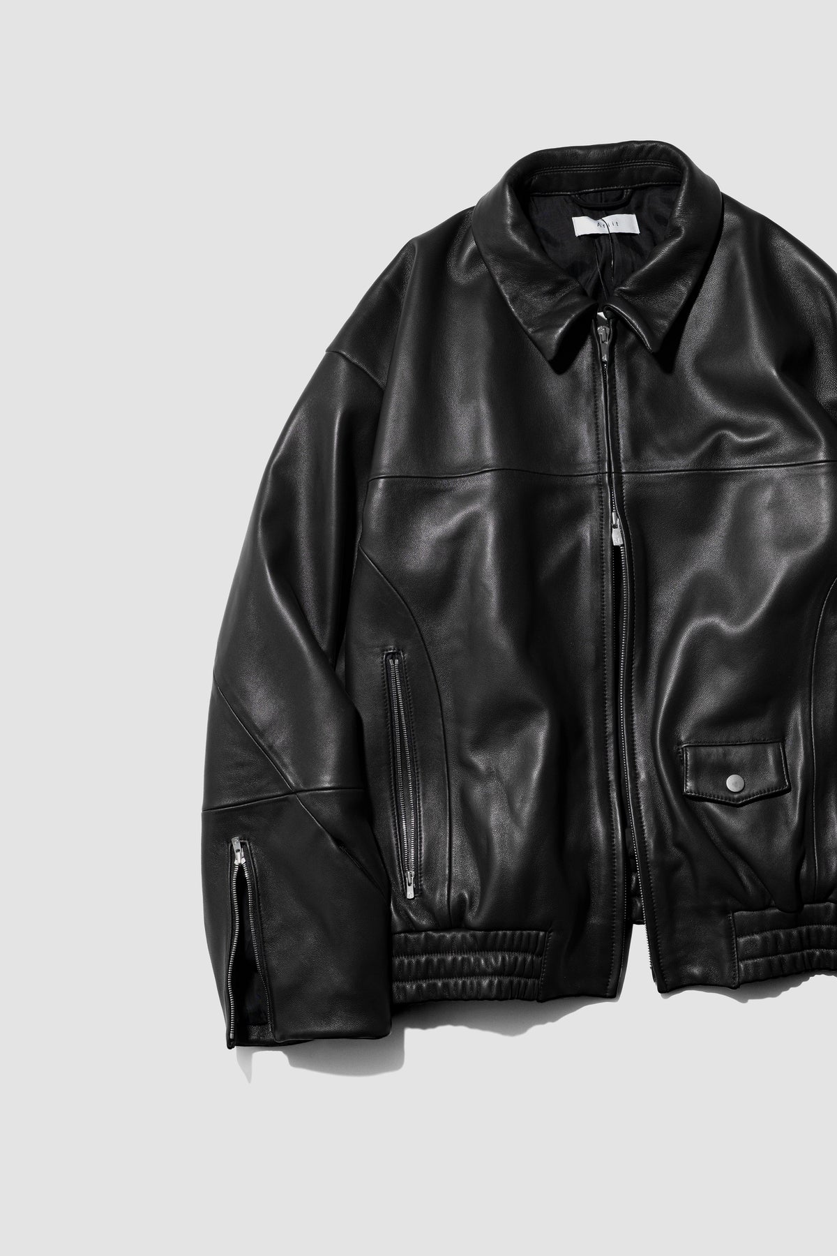 Afiit / LEATHER JACKET "BLACK"