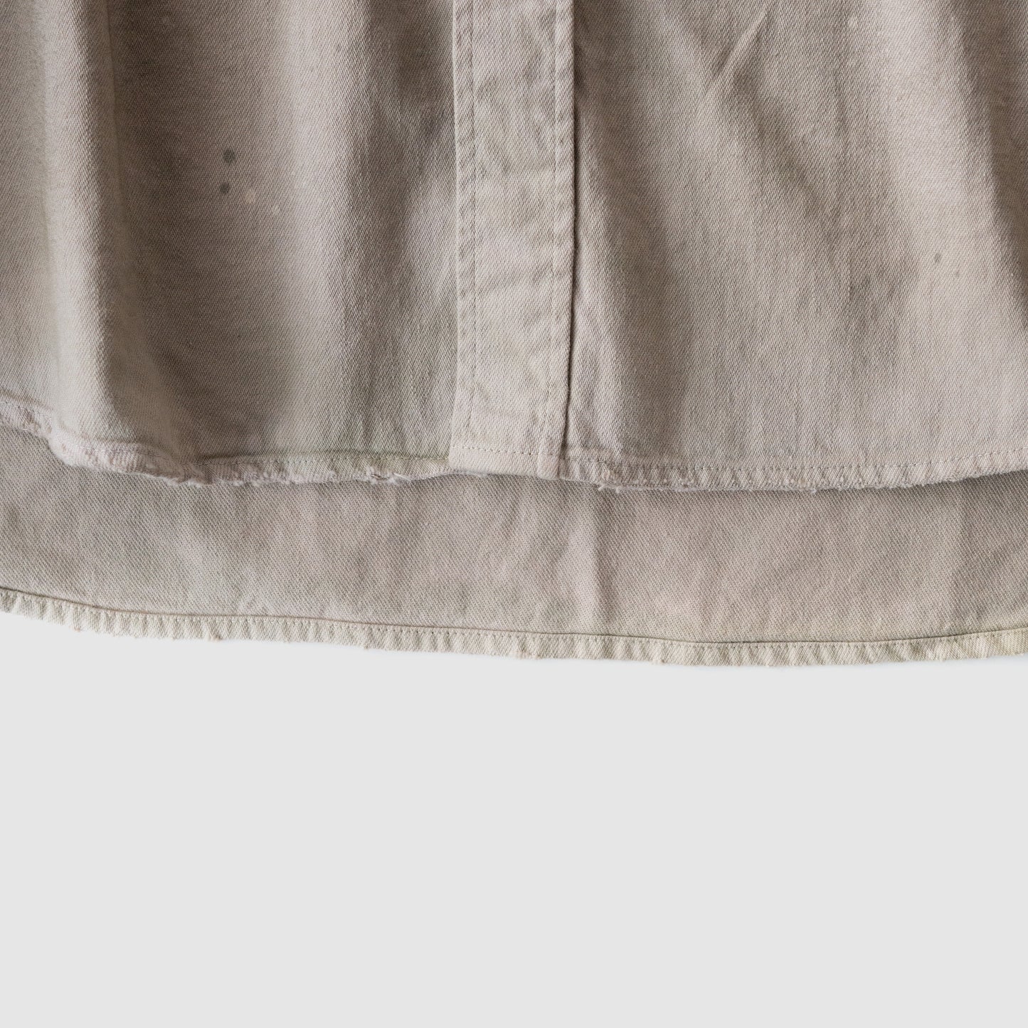 ANCELLM / DENIM DRESS SHIRT "SAND"