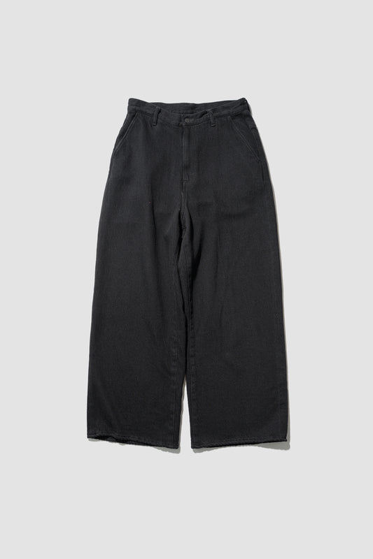 Afiit / LOOSE DENIM PANTS  "BLACK"