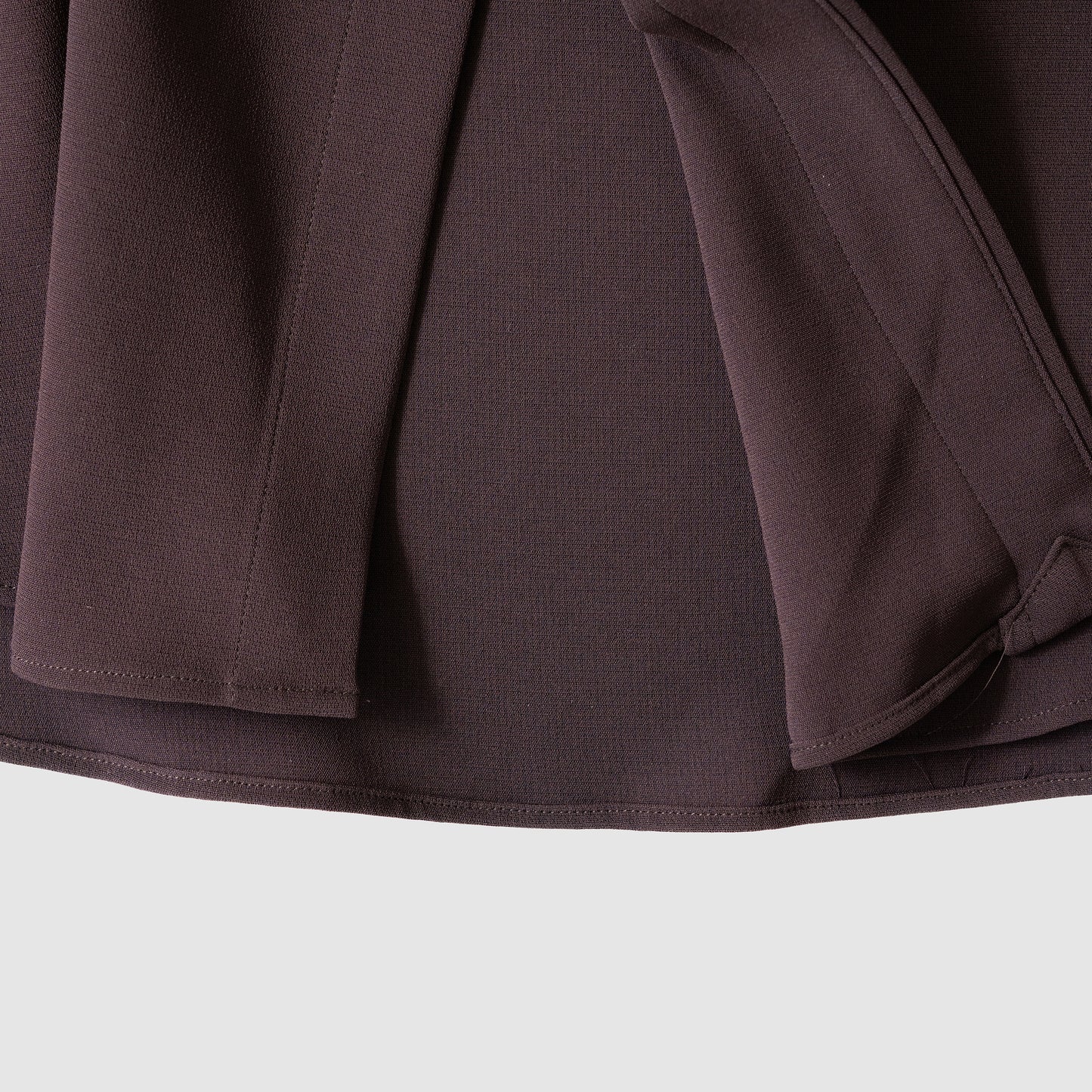 ROTOL/ Fluid Wide Shirt "BROWN"