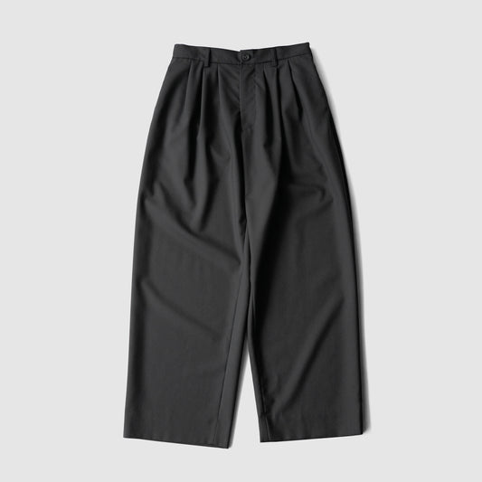 Afiit / 3TUCK SLACKS "BLACK"