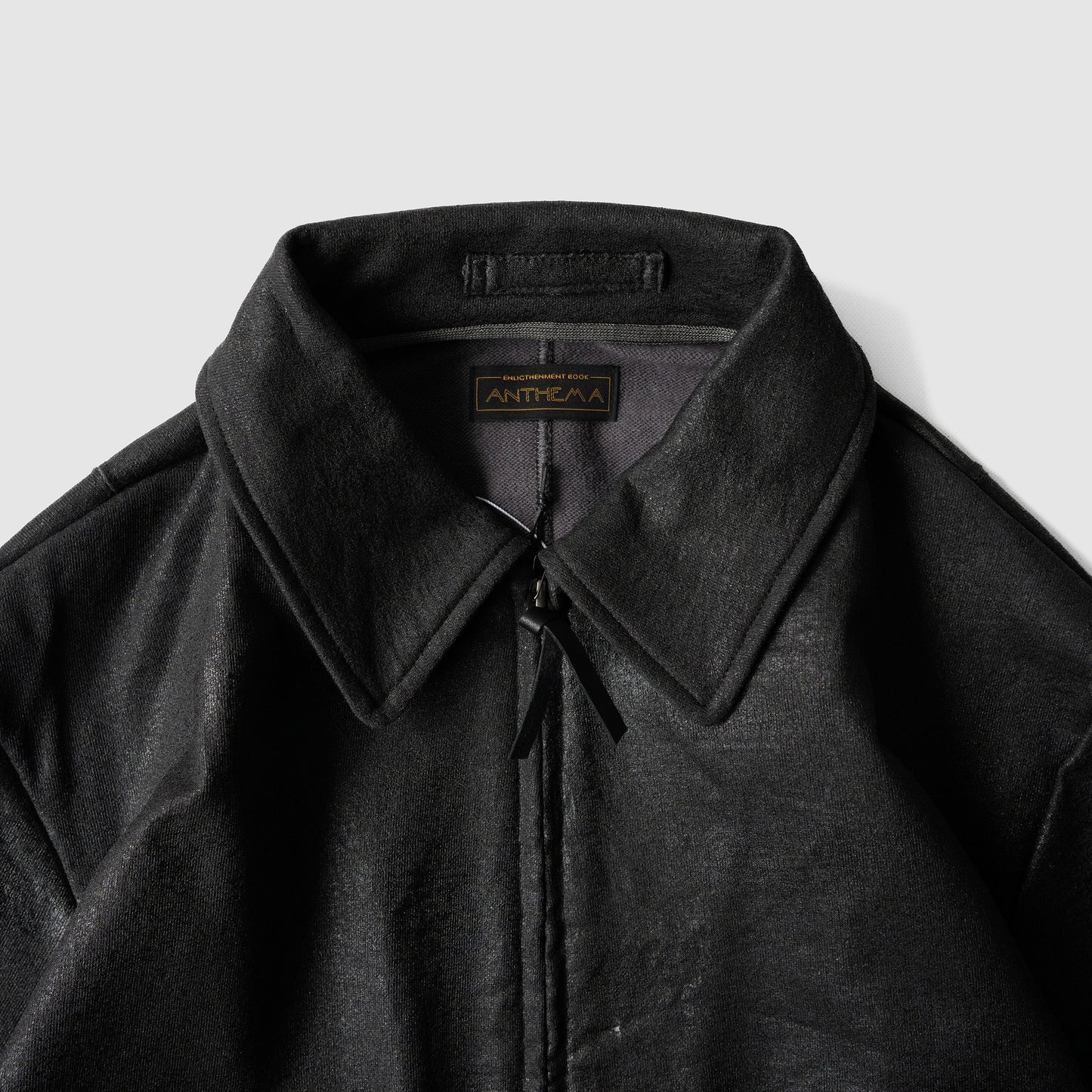 ANTHEM A/ CRACK TERRY BLOUSON "BLUE GRAY"