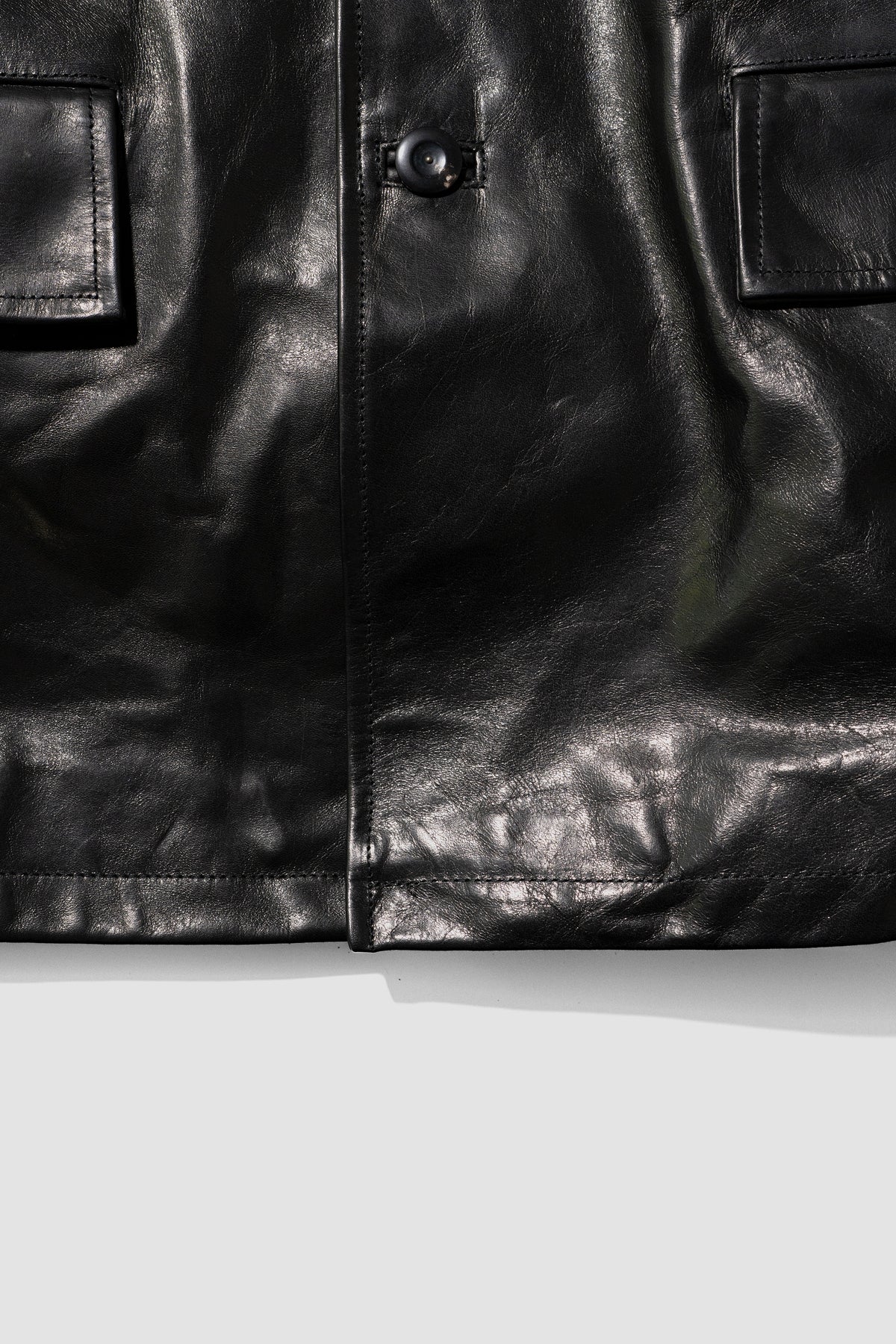 ANCELLM / H.L HALF COAT "BLACK"