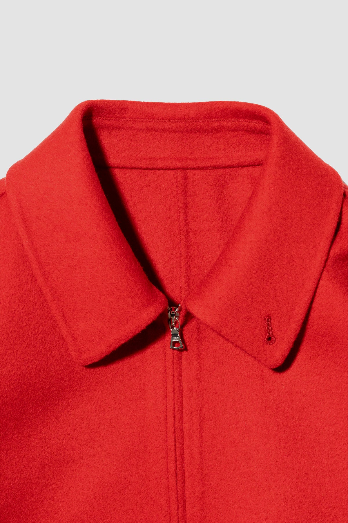 ssstein/ W/CA DOUBLE FACE CLOTH ZIP JACKET "RED"