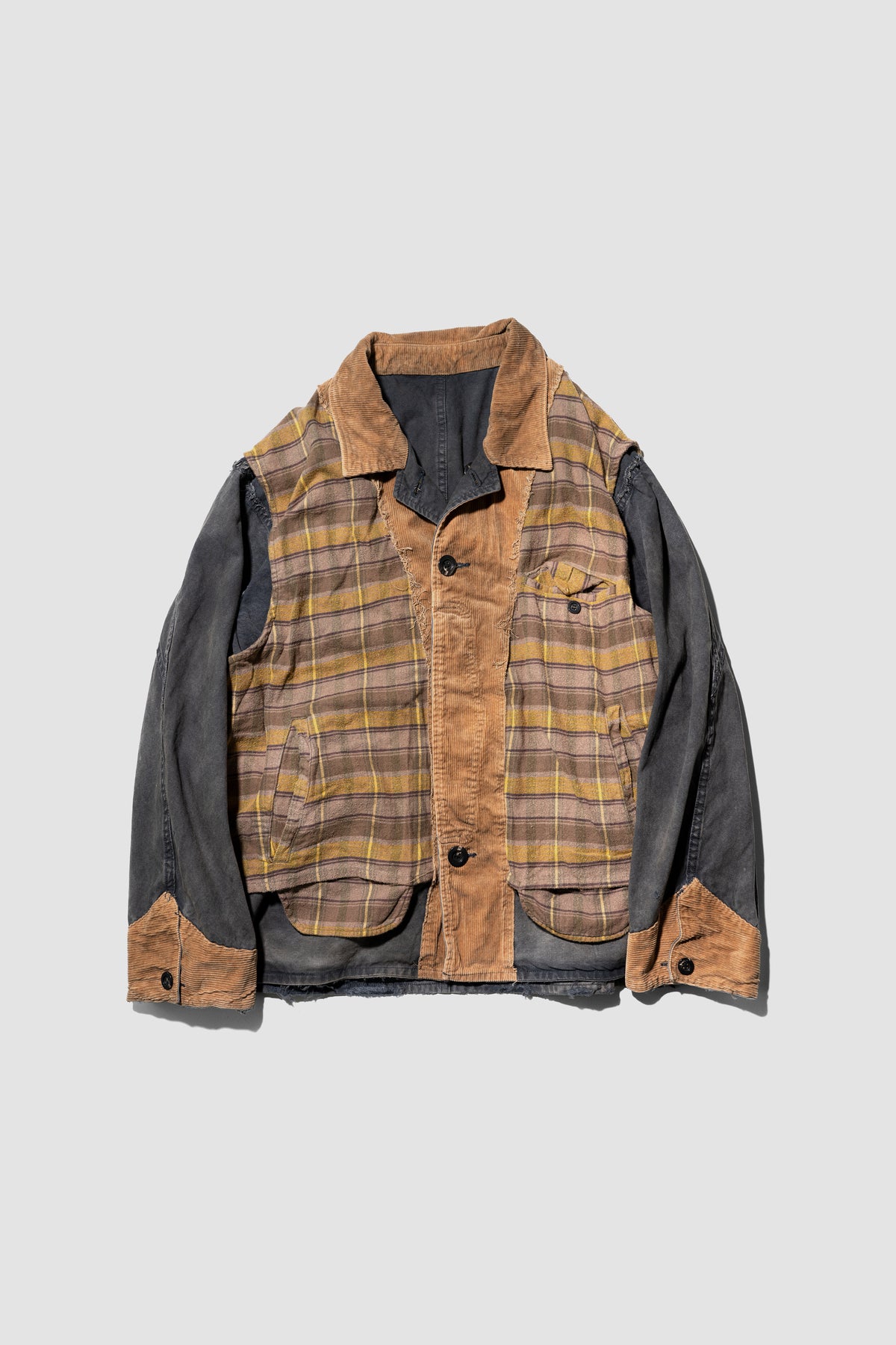 ANCELLM / REVERSIBLE WORK JACKET "BLACK"