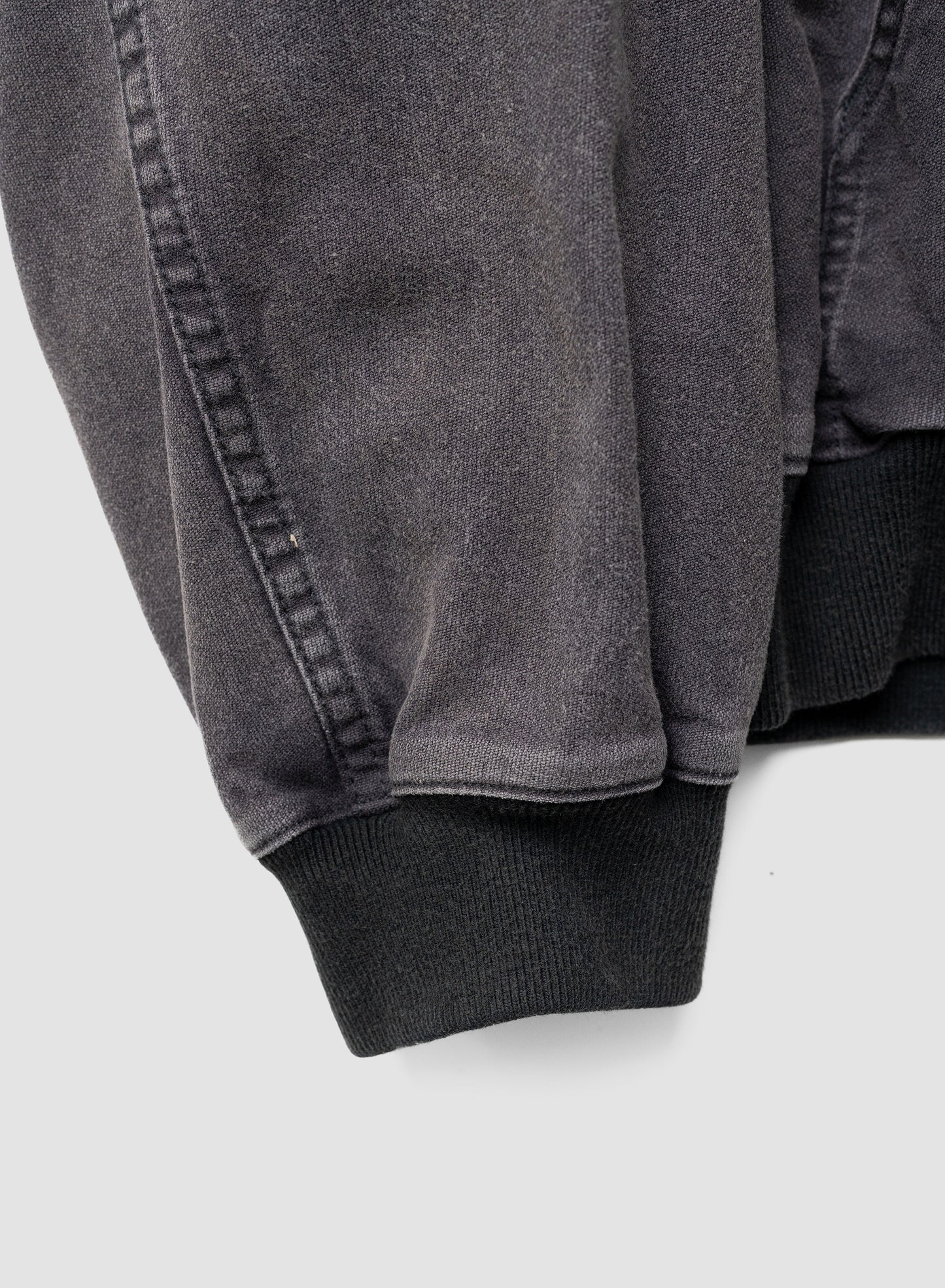 ssstein/ SULFUR DYED OXFORD VINTAGE HOOD JACKET "BLACK"
