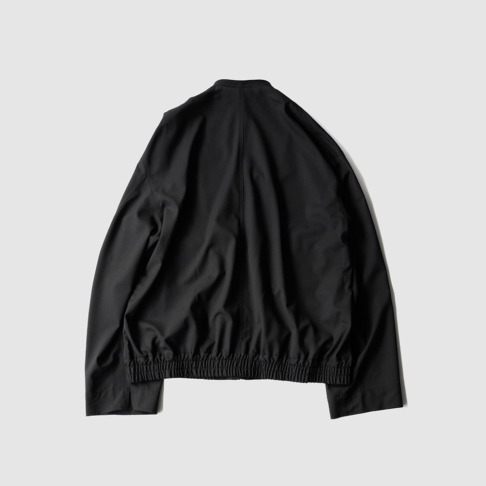 ESSAY/ WOOL ZIP JACKET "BLACK"