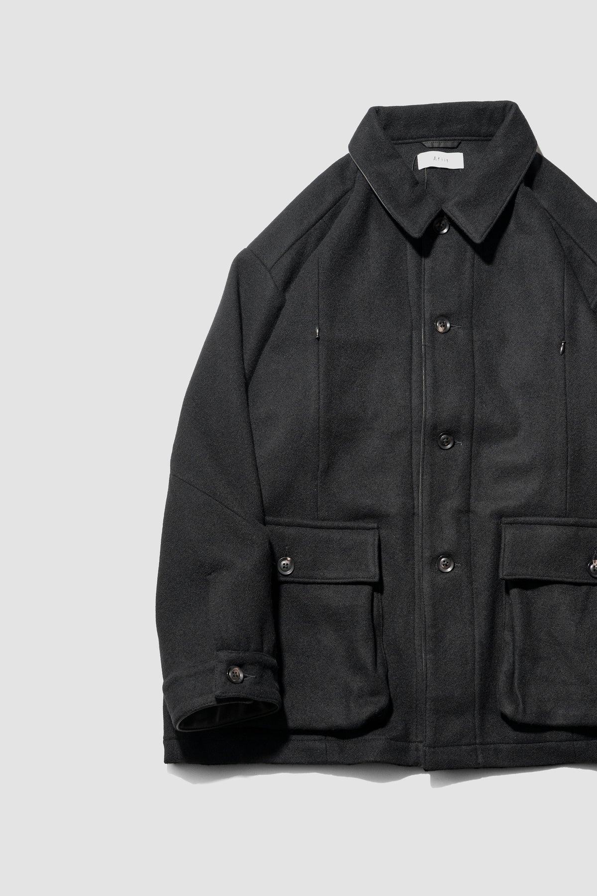 Afiit / COVERALL JACKET  "BLACK"