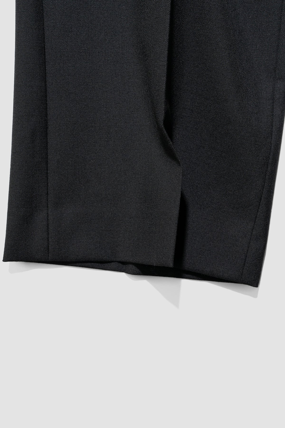 paratrait/ WOOL NONKE SLACKS "BLACK"