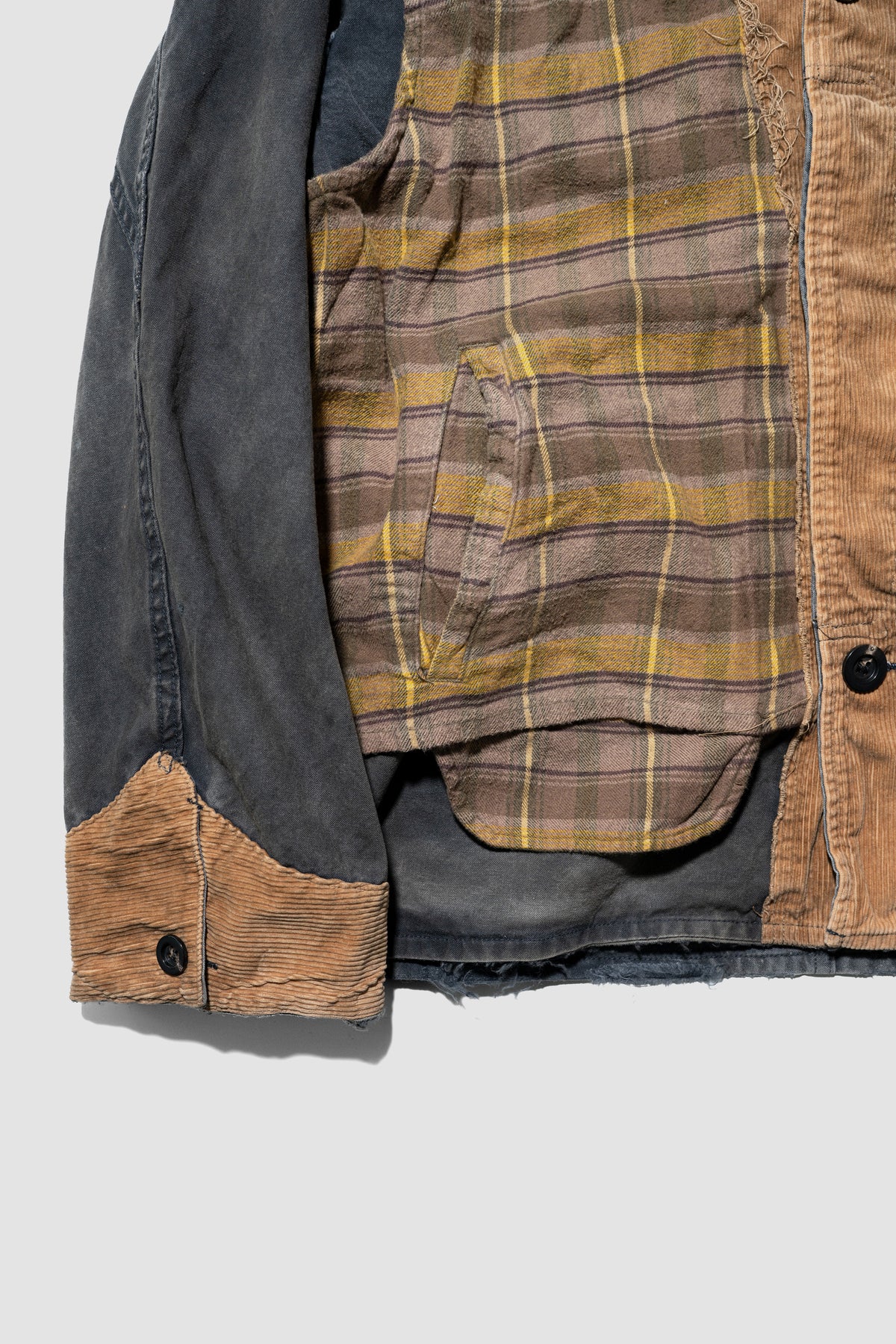ANCELLM / REVERSIBLE WORK JACKET "BLACK"