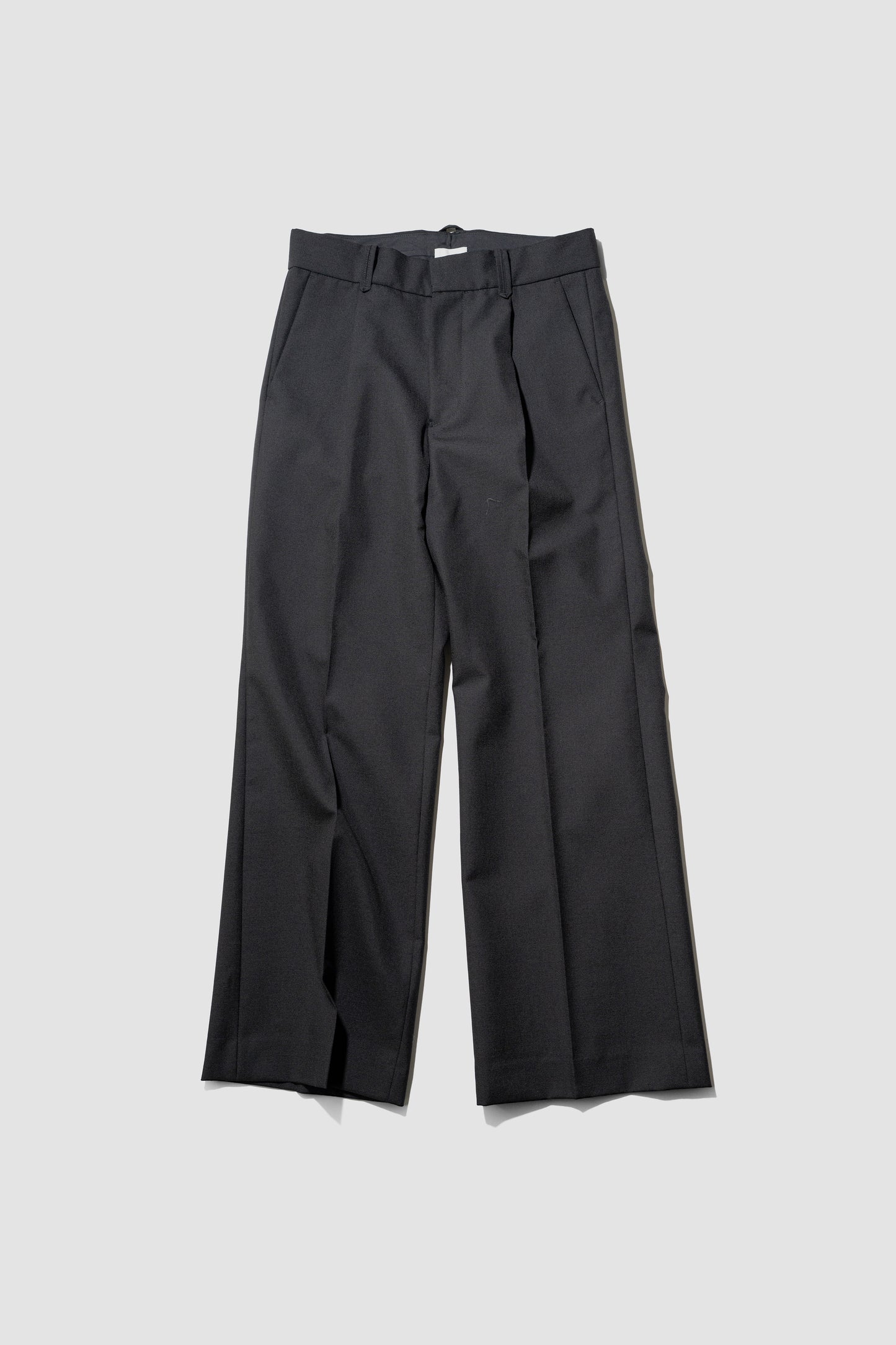 paratrait/ WOOL NONKE SLACKS "BLACK"