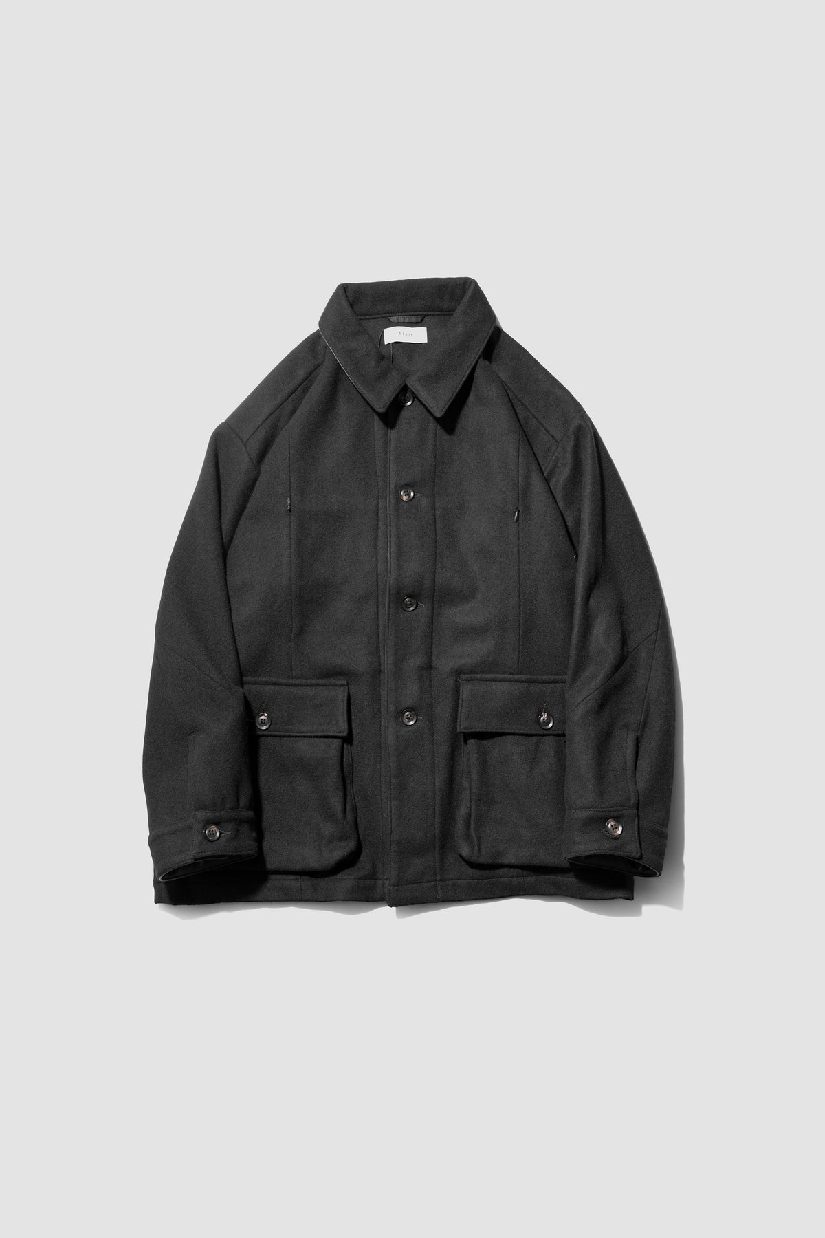 Afiit / COVERALL JACKET  "BLACK"