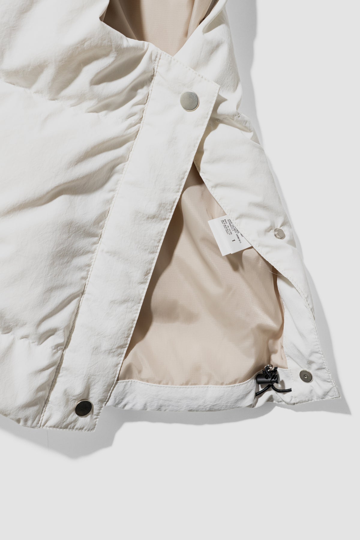 ANCELLM / DOWN VEST "WHITE"