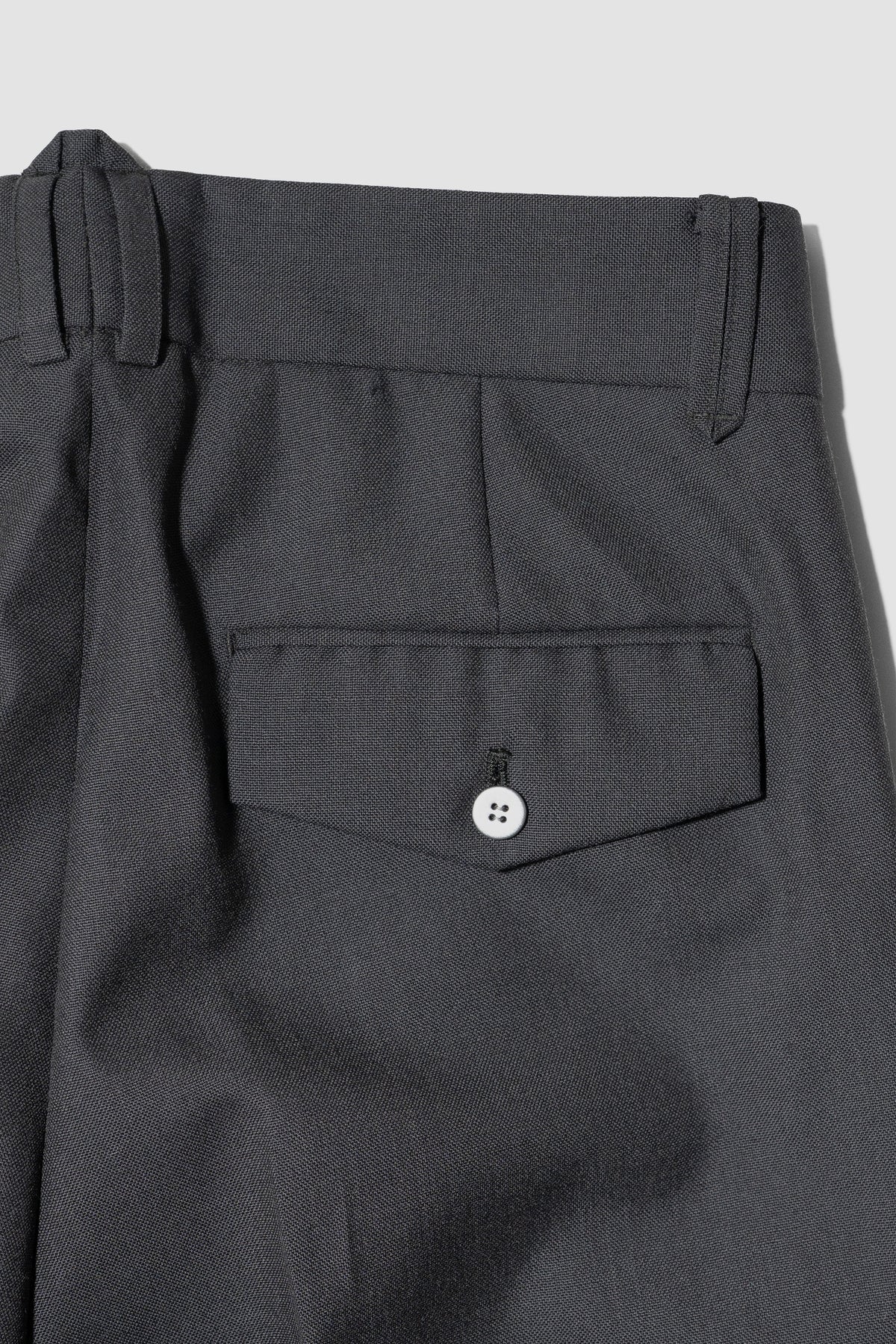 paratrait/ WOOL NONKE SLACKS "GRAY"