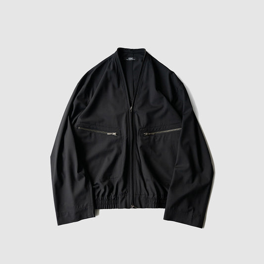 ESSAY/ WOOL ZIP JACKET "BLACK"