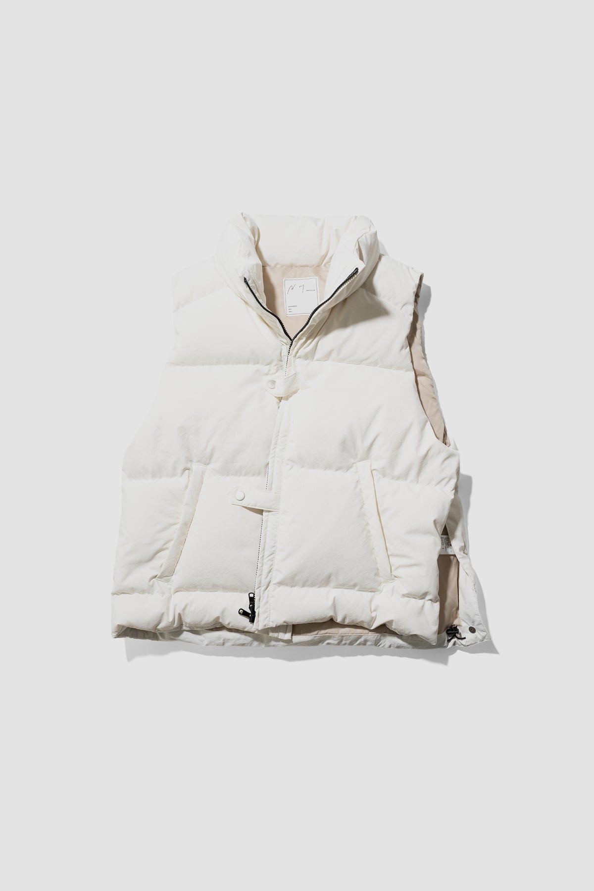 ANCELLM / DOWN VEST "WHITE"