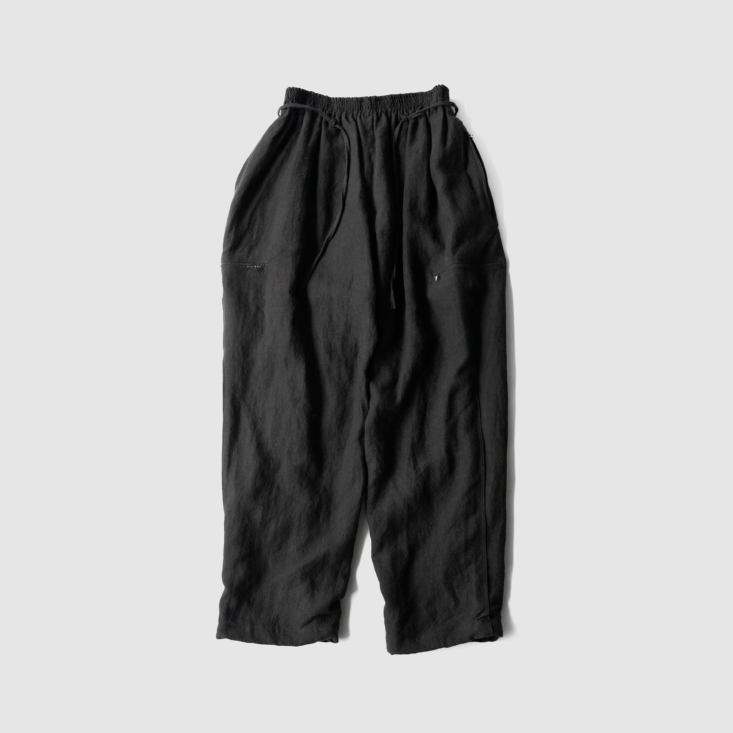 BIBLIOTHERK /  TRACK TROUSERS "BLACK"