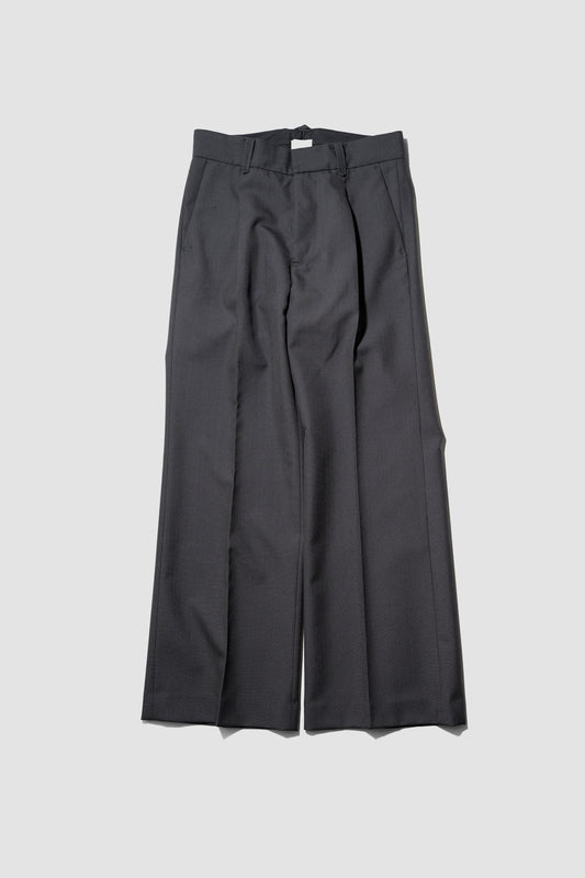 paratrait/ WOOL NONKE SLACKS "GRAY"