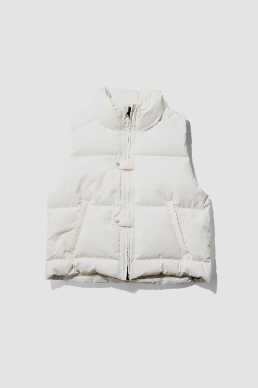ANCELLM / DOWN VEST "WHITE"