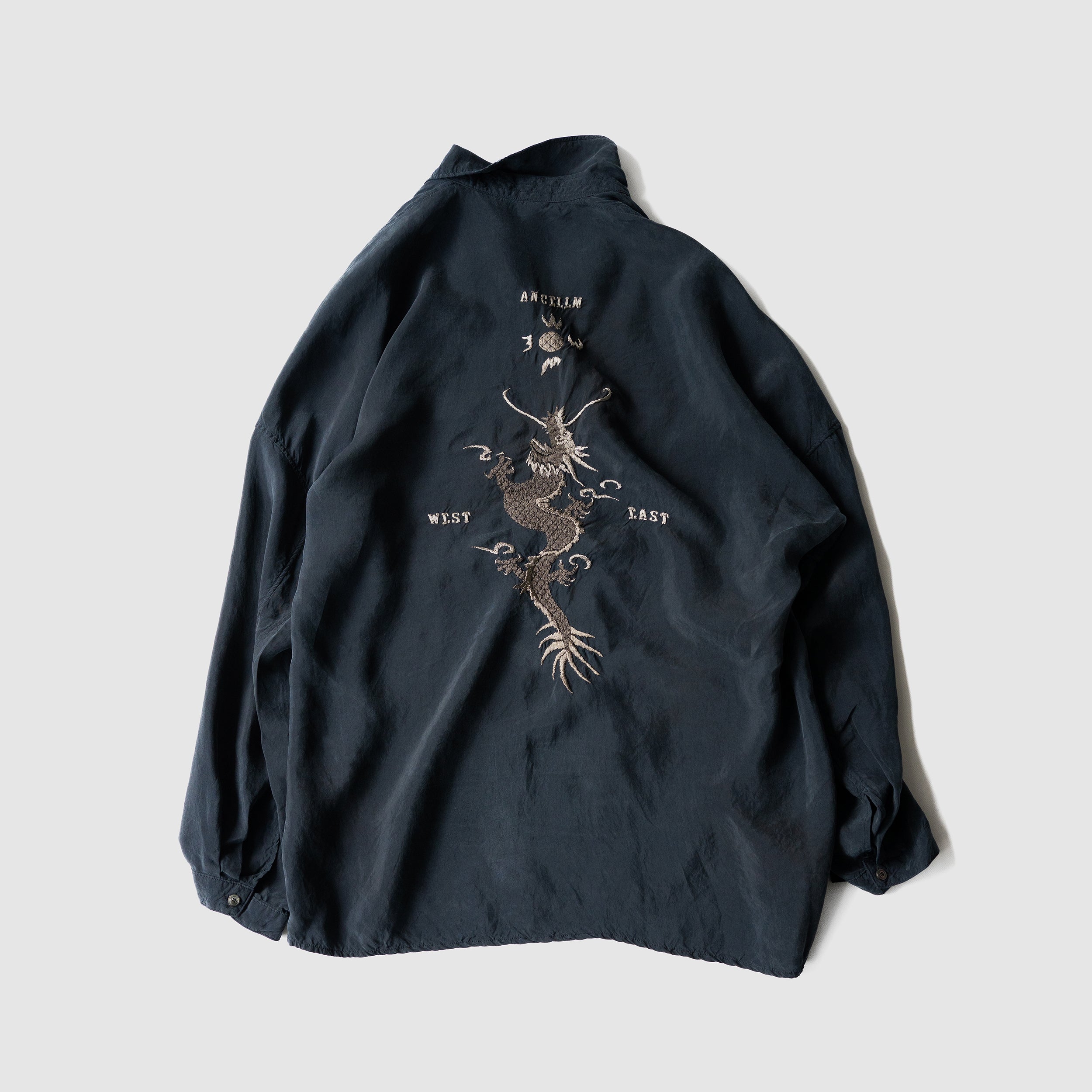 ANCELLM(アンセルム) / EMBROIDERED SOUVENIR SHIRT 