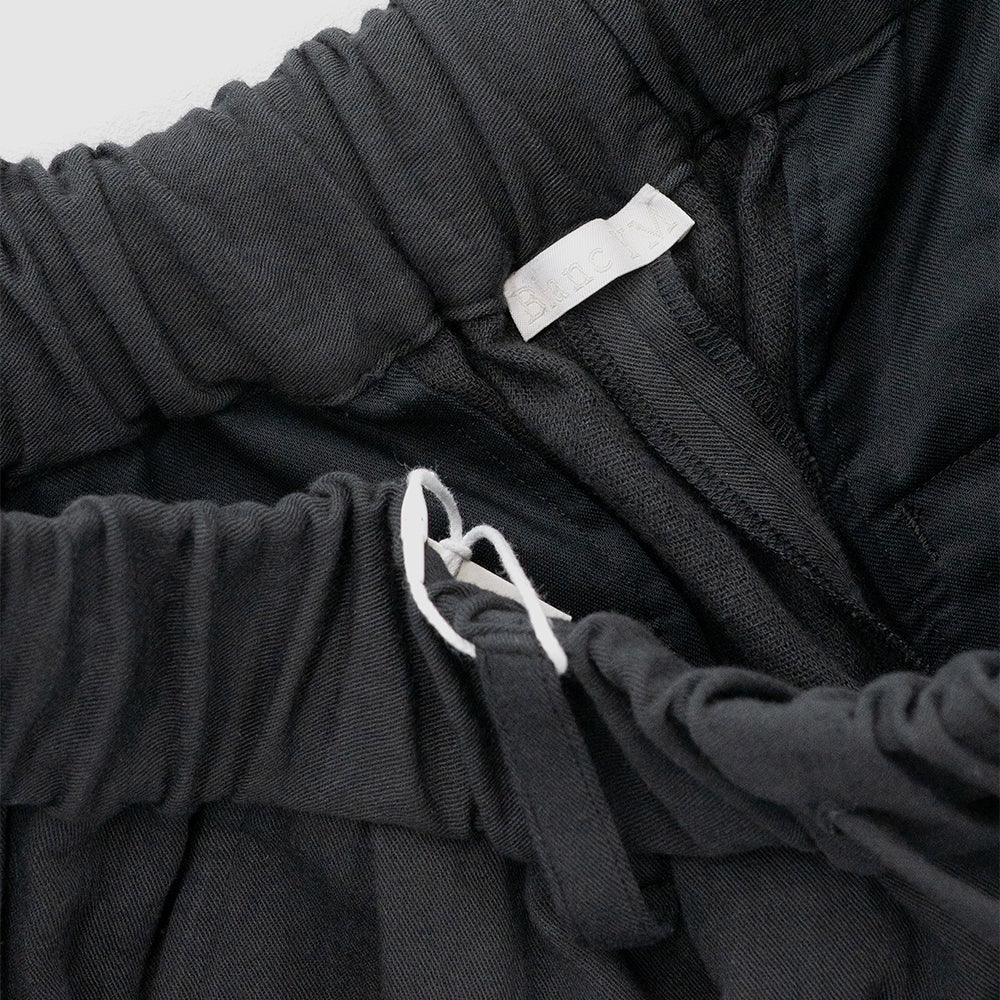 Blanc YM/ Cotton Buggy Half Pants "Black"
