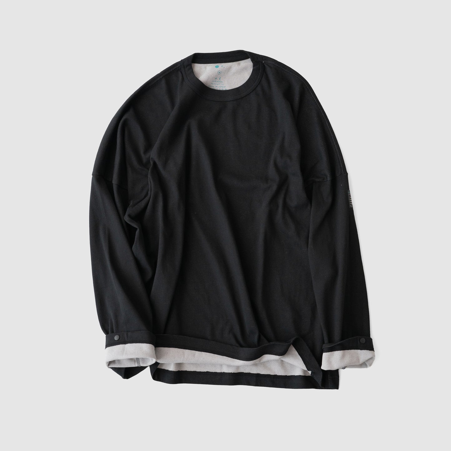 O- /  FLAT - L/S "Black"